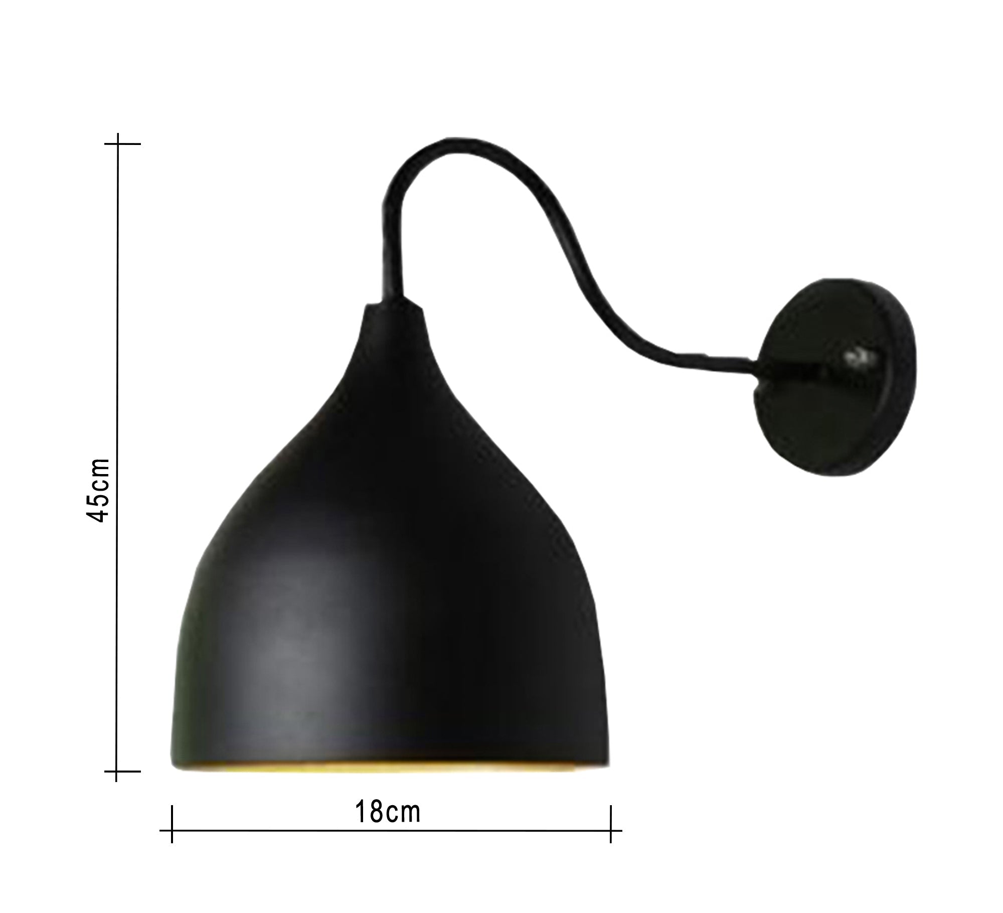 ThreeUnit Chandelier with Black Wall Sconce - Vitrine Furniture - Lighting