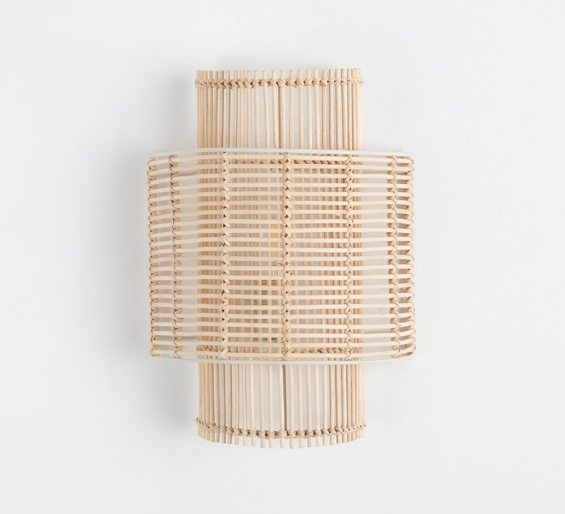 Tiered bamboo wall sconce - Vitrine Furniture - Wall Sconce