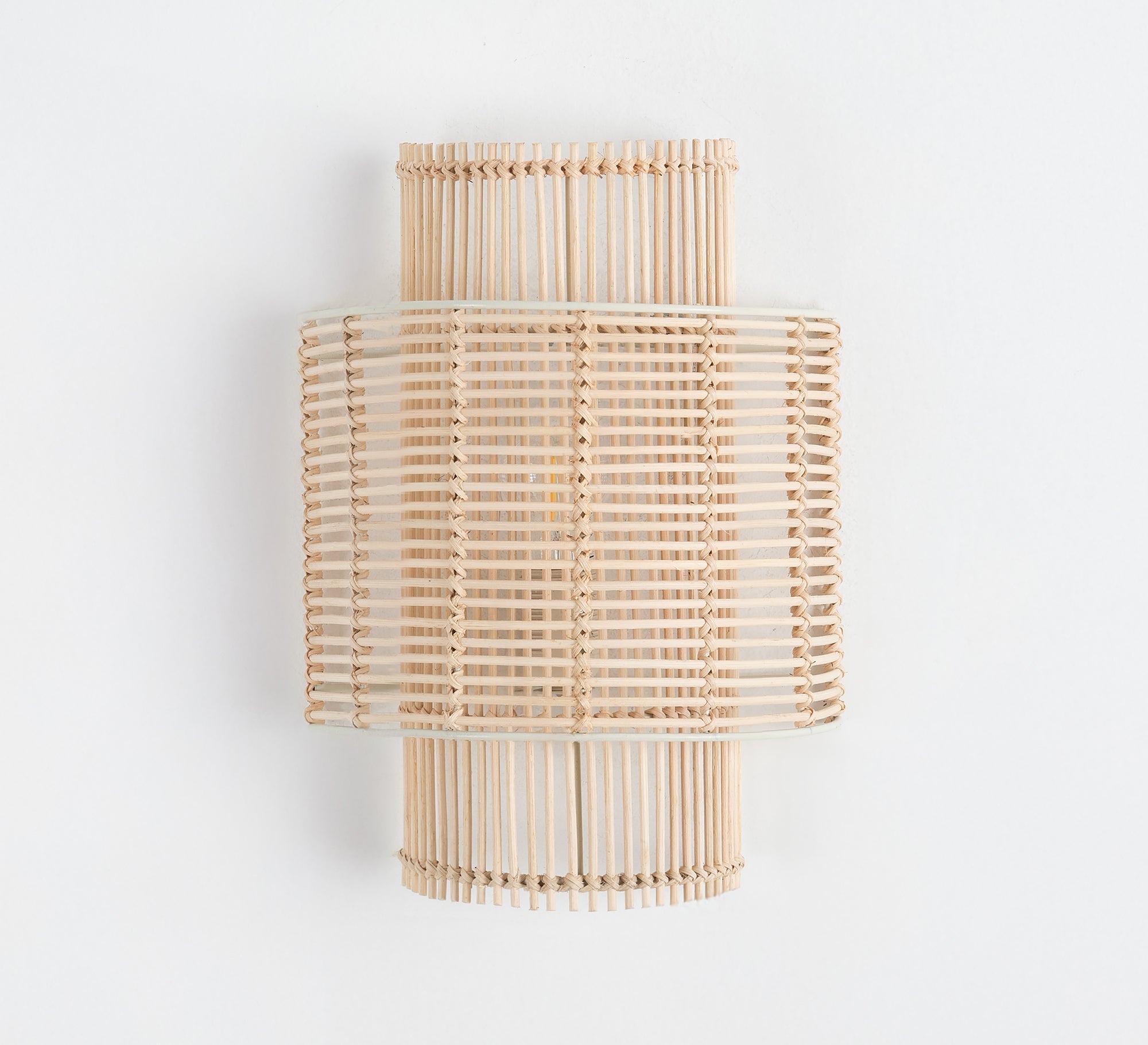 Tiered bamboo wall sconce - Vitrine Furniture - Wall Sconce