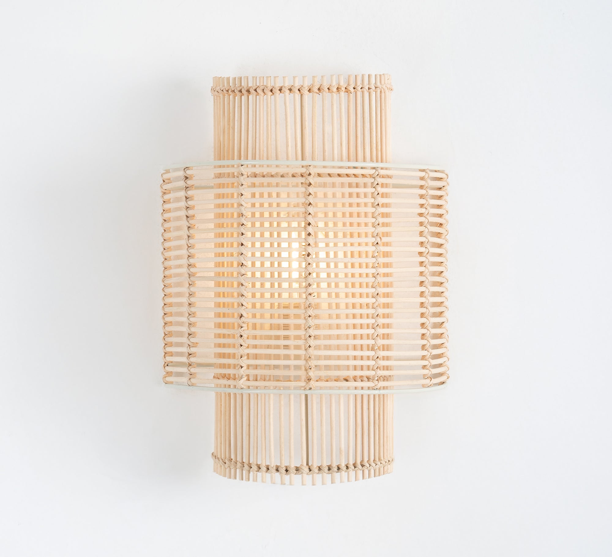 Tiered bamboo wall sconce - Vitrine Furniture - Wall Sconce