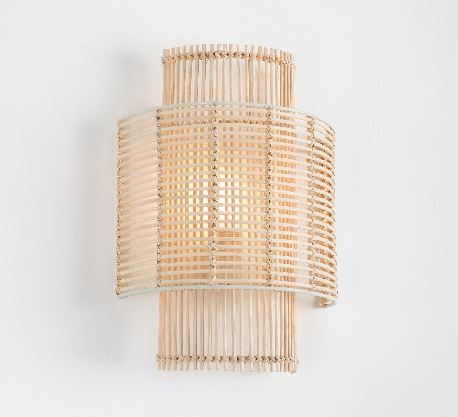 Tiered bamboo wall sconce - Vitrine Furniture - Wall Sconce