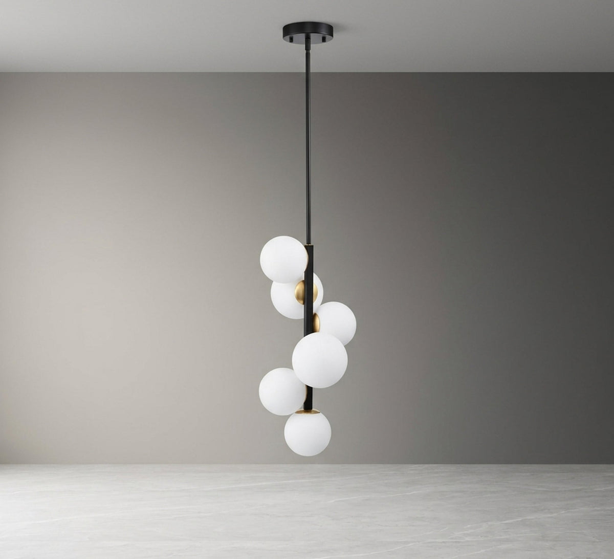 Tiered vertical ceiling chandelier - Vitrine Furniture - Ceiling lights