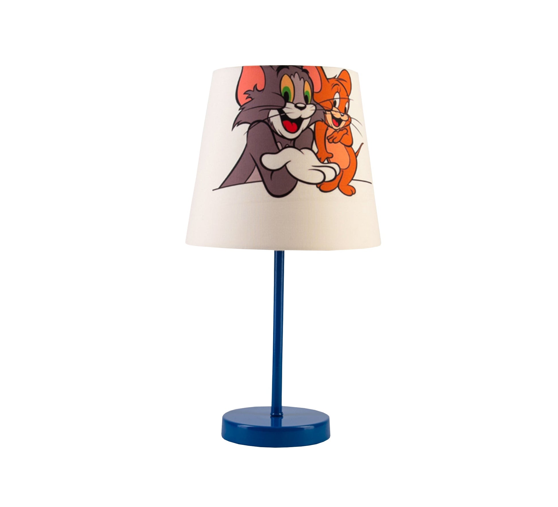 Tom and Jerry Lamp: A fun light for your child's room with a blue base. - Vitrine Furniture - Lighting