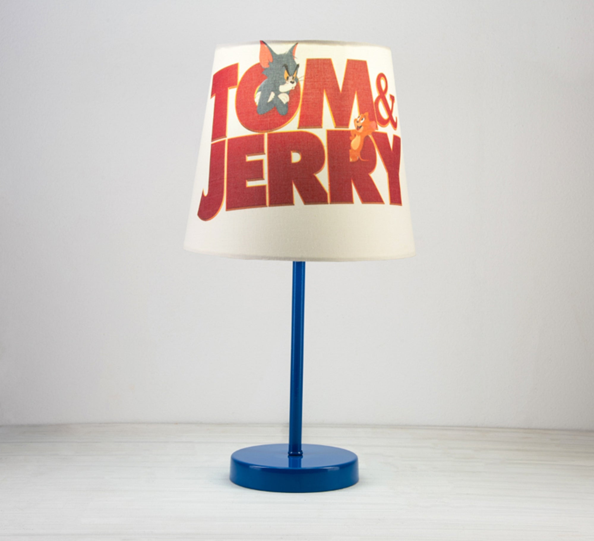 Tom and Jerry Lamp : Fun, Light, Decor, Kids with Blue Base - Vitrine Furniture - Lighting