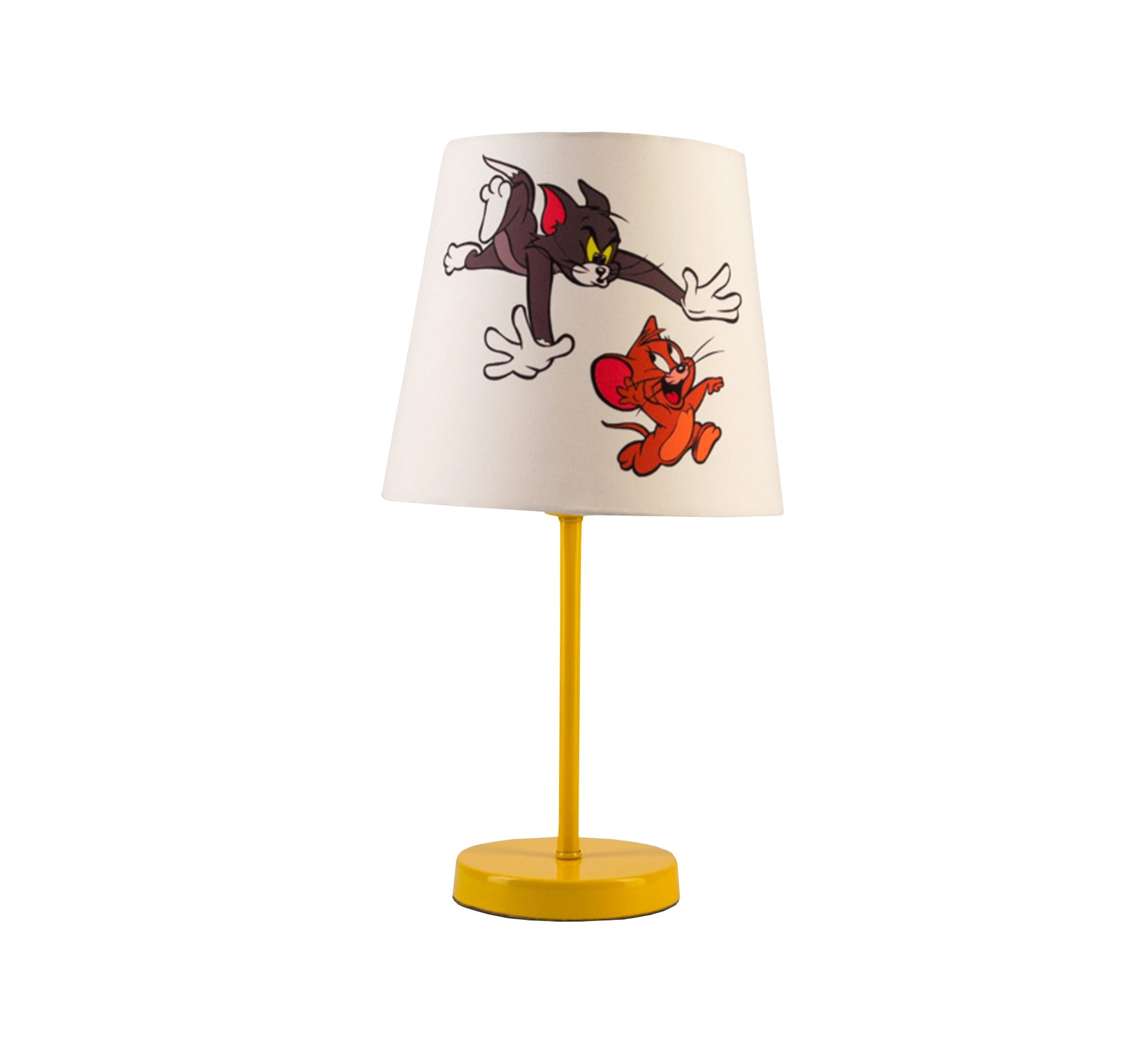 Tom and Jerry Lamp : Fun, Light, Decor, Kids with Golden Base - Vitrine Furniture - Lighting