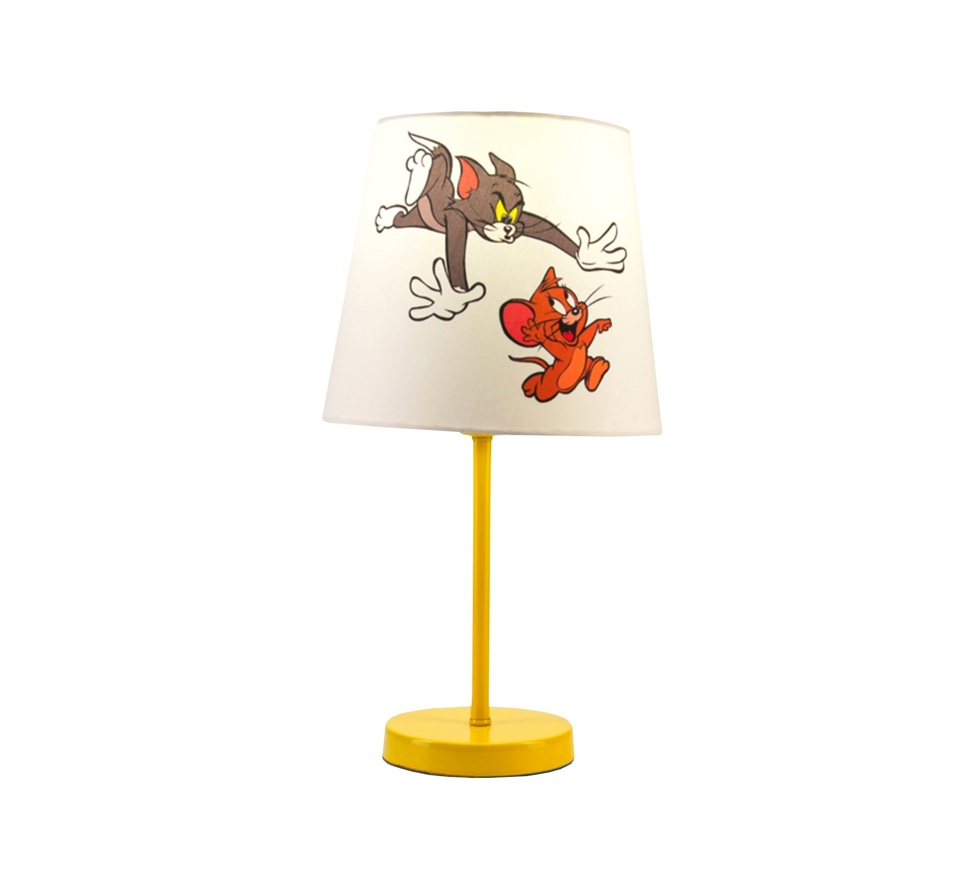 Tom and Jerry Lamp : Fun, Light, Decor, Kids with Golden Base - Vitrine Furniture - Lighting