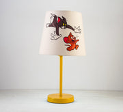 Tom and Jerry Lamp : Fun, Light, Decor, Kids with Golden Base - Vitrine Furniture - Lighting