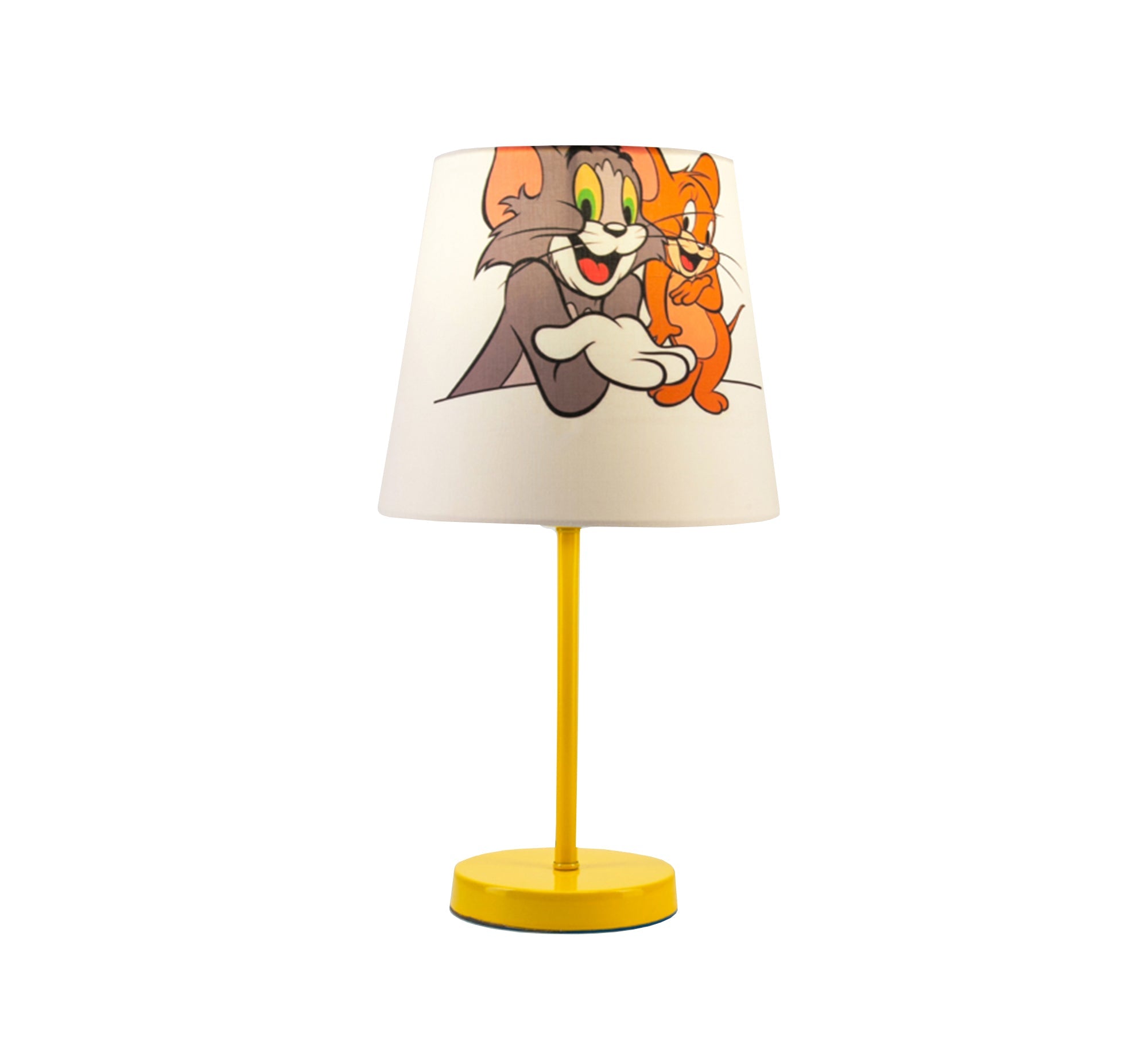 Tom and Jerry Lamp, Fun Light for Your Child's Room with Gold Base - Vitrine Furniture - Lighting