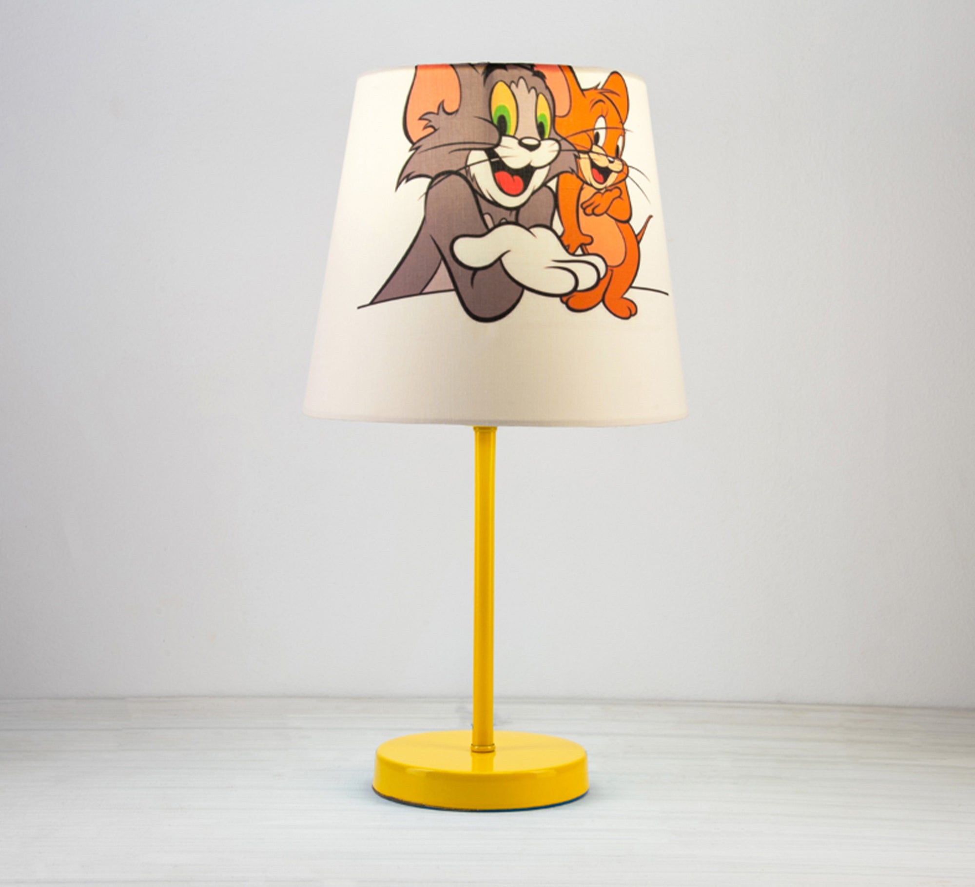Tom and Jerry Lamp, Fun Light for Your Child's Room with Gold Base - Vitrine Furniture - Lighting