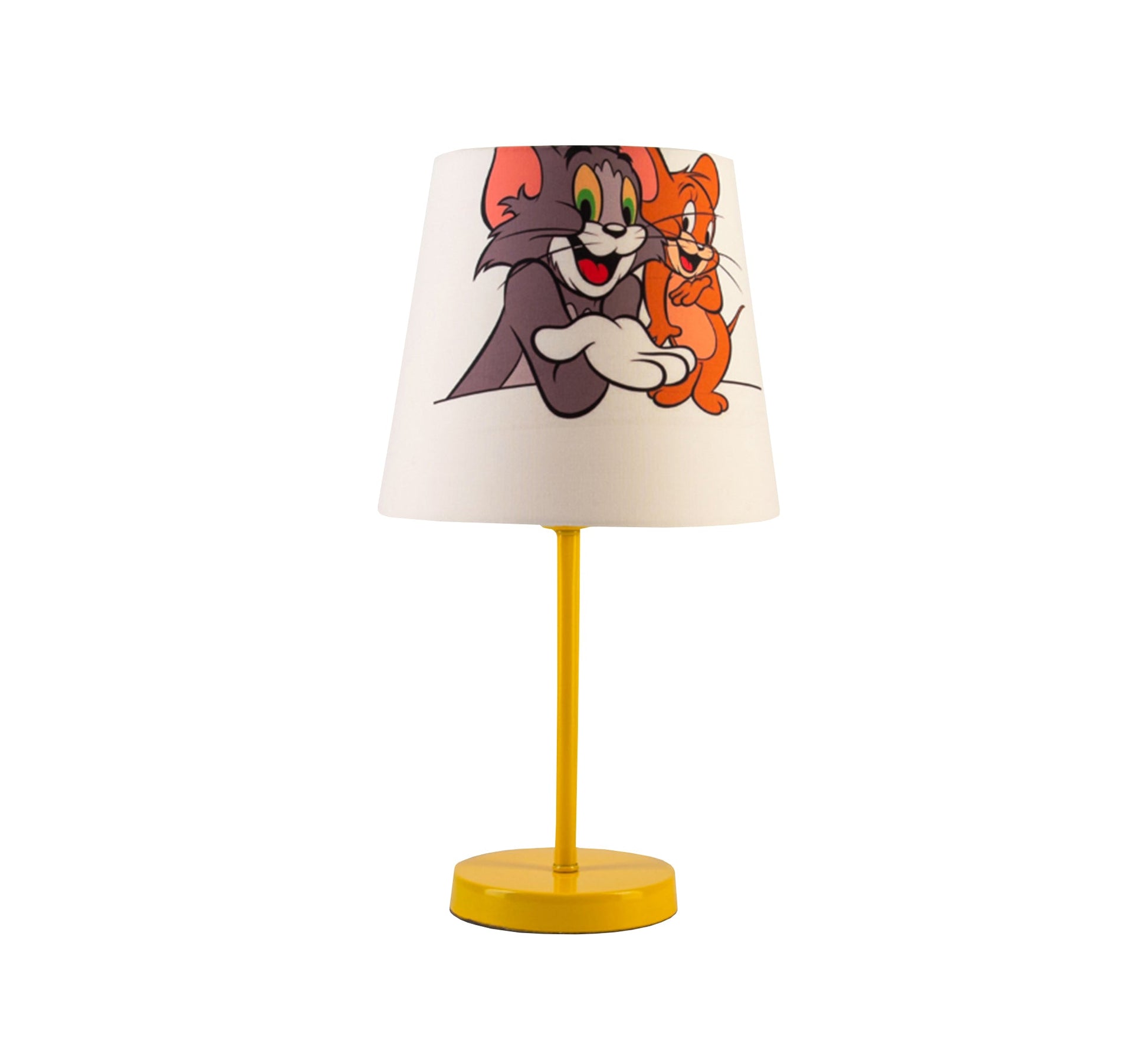 Tom and Jerry Lamp, Fun Light for Your Child's Room with Gold Base - Vitrine Furniture - Lighting