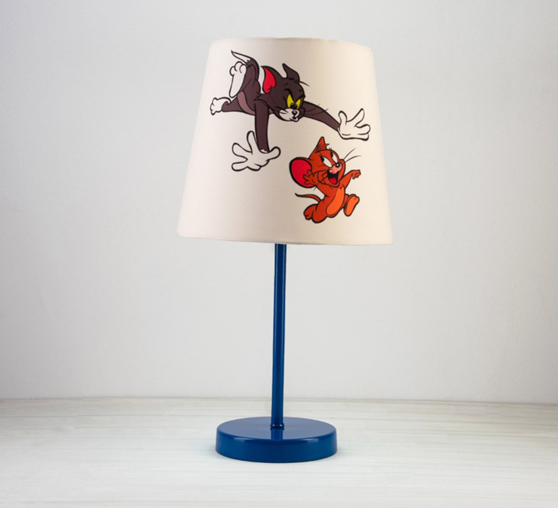 Tom and Jerry Lamp : Fun, Light, Kids Decor with Blue Base - Vitrine Furniture - Lighting