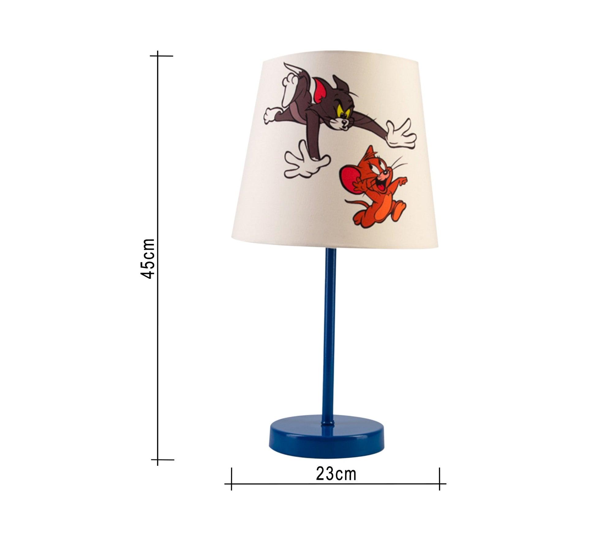 Tom and Jerry Lamp : Fun, Light, Kids Decor with Blue Base - Vitrine Furniture - Lighting
