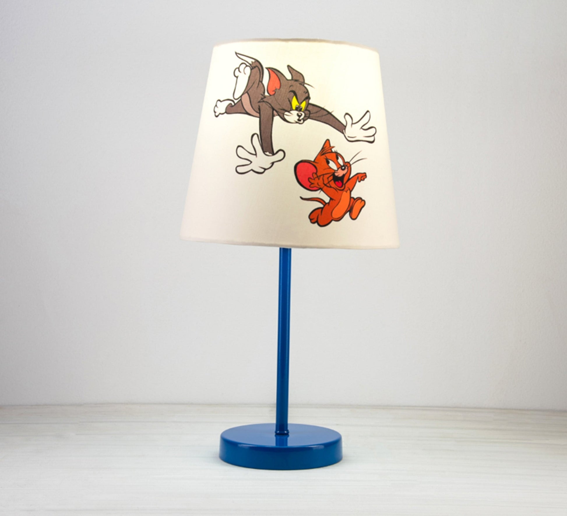 Tom and Jerry Lamp : Fun, Light, Kids Decor with Blue Base - Vitrine Furniture - Lighting