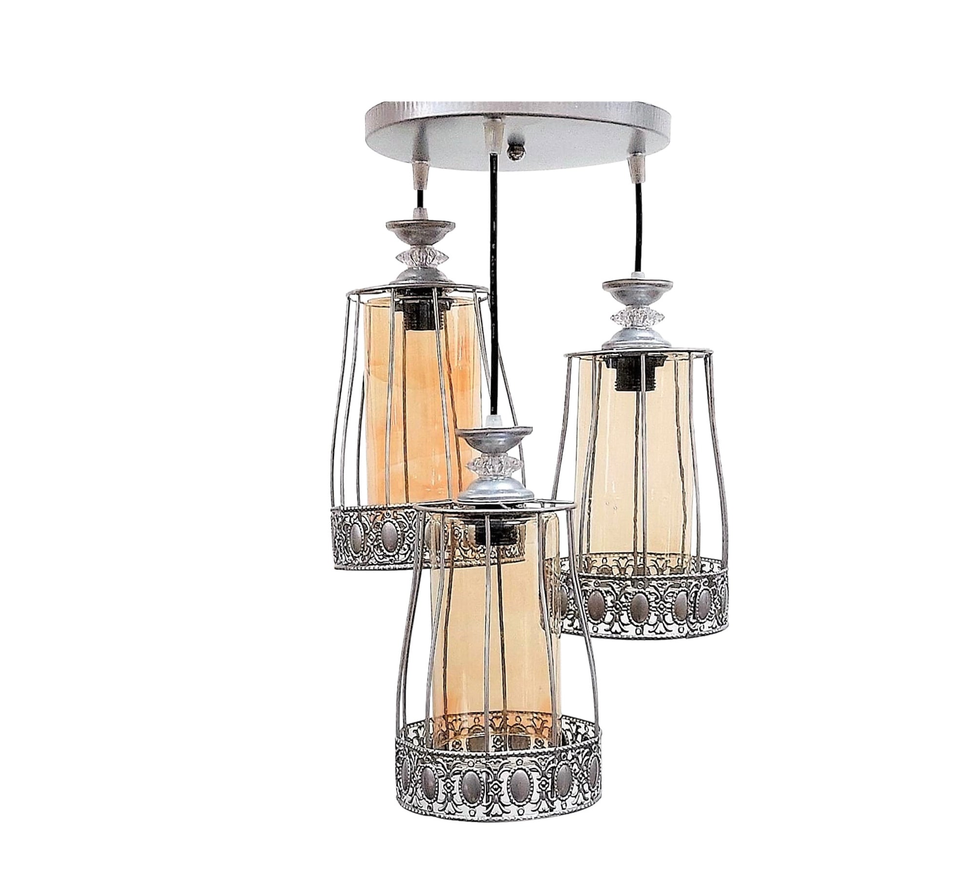 Triple chandelier with elegant design - Vitrine Furniture - Lighting
