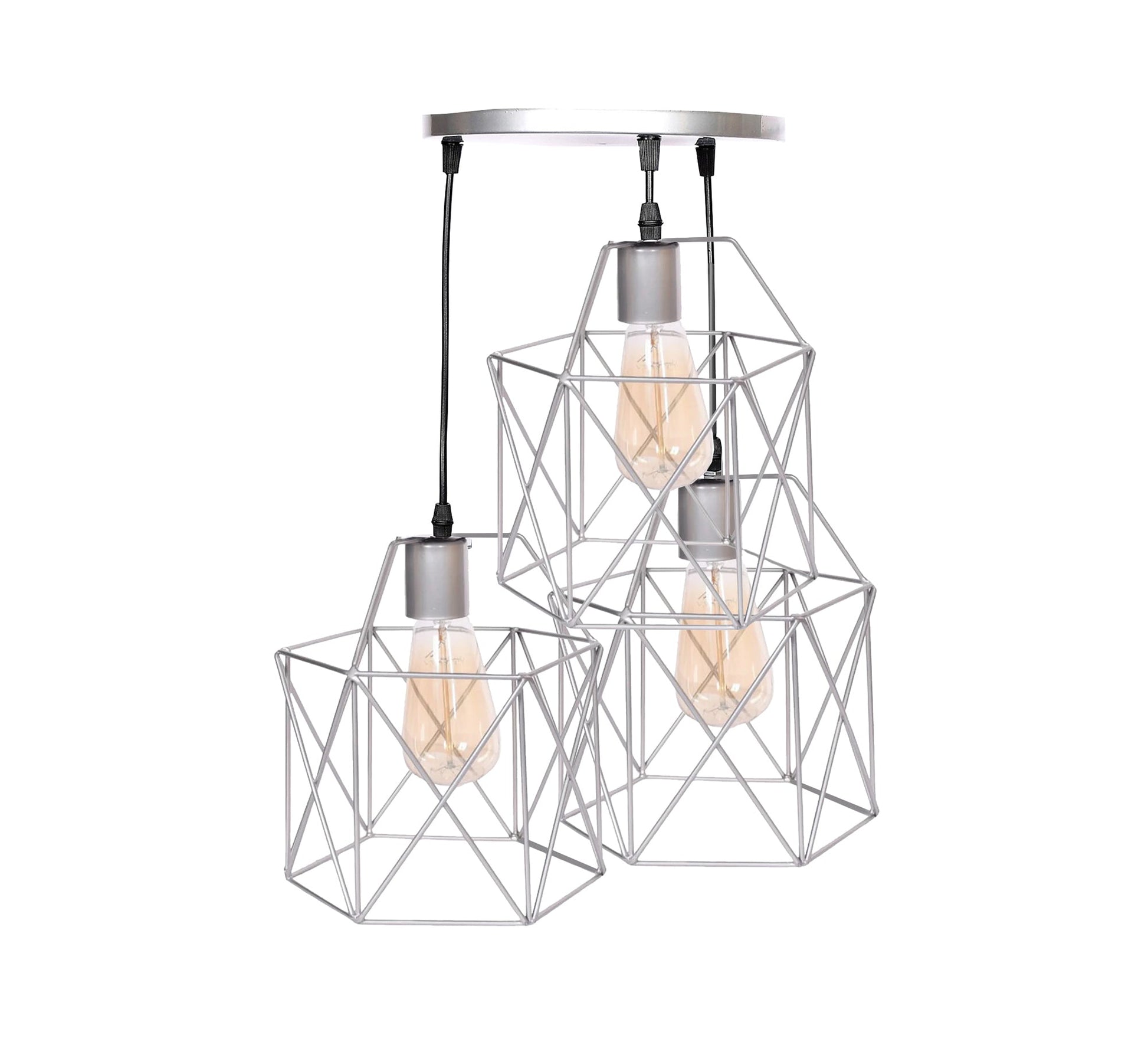 Triple grey chandelier in different sizes - Vitrine Furniture - Lighting
