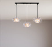 Triple Pendant Chandelier in Circular Shape - Vitrine Furniture - Lighting