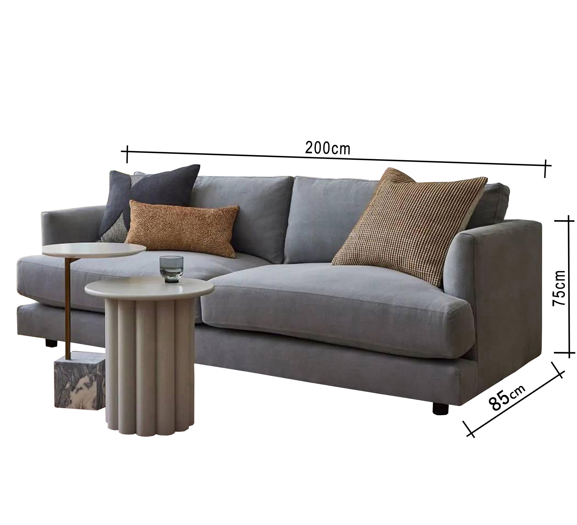 Triple sofa for living room - Vitrine Furniture - Sofas