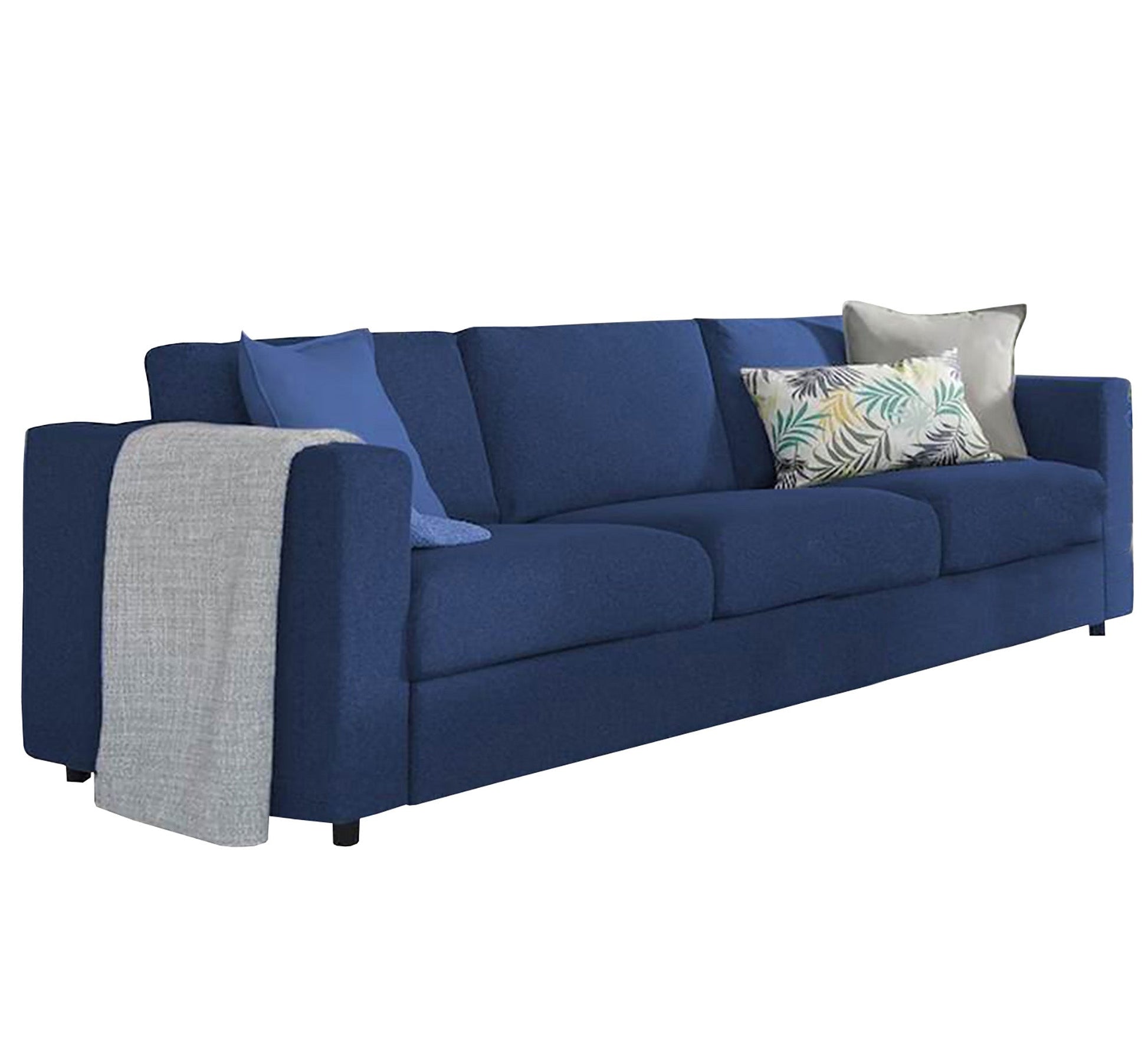Triple sofa in blue - Vitrine Furniture - Sofas