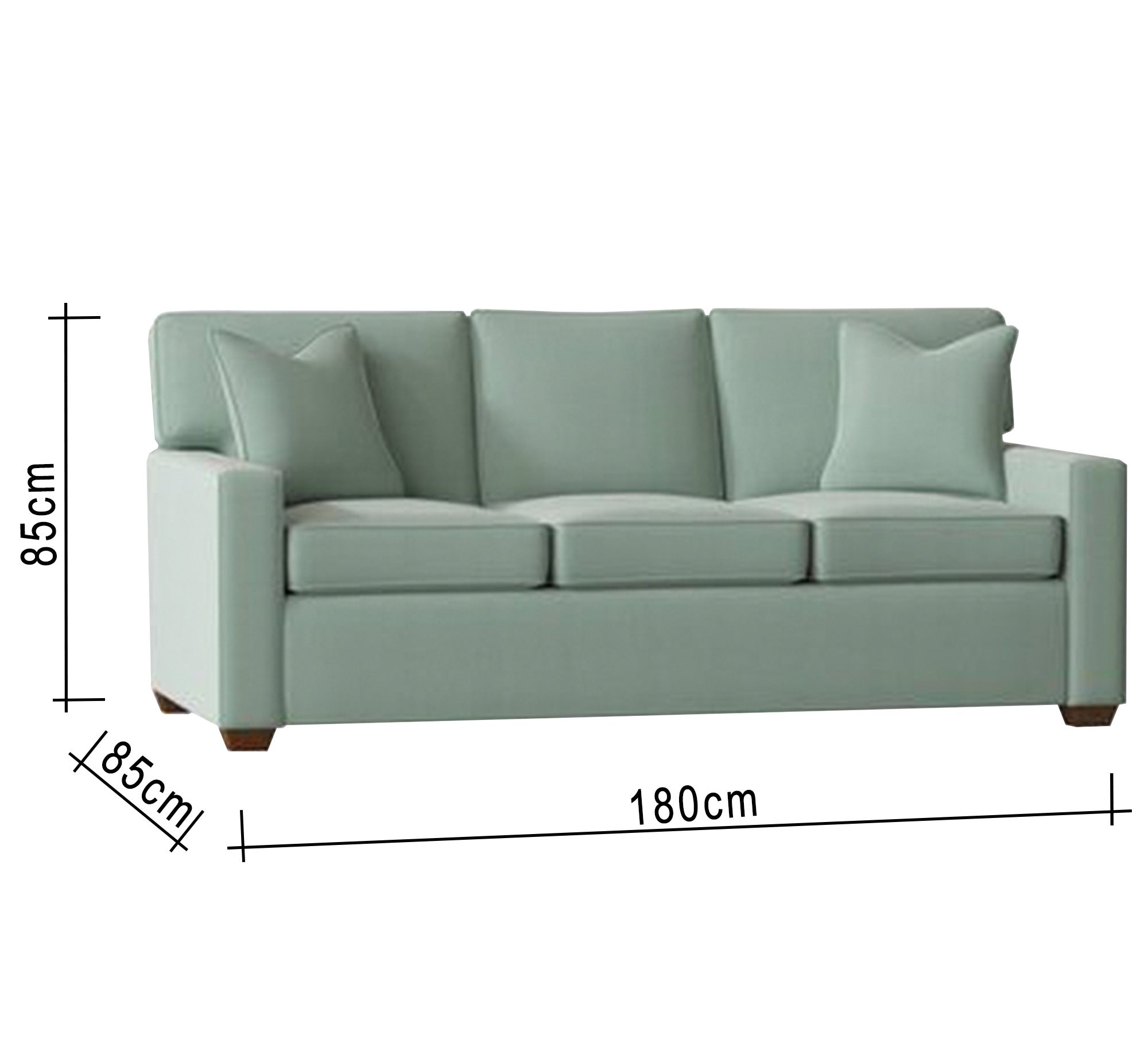 Triple sofa mint green - Vitrine Furniture - Living room Sofas