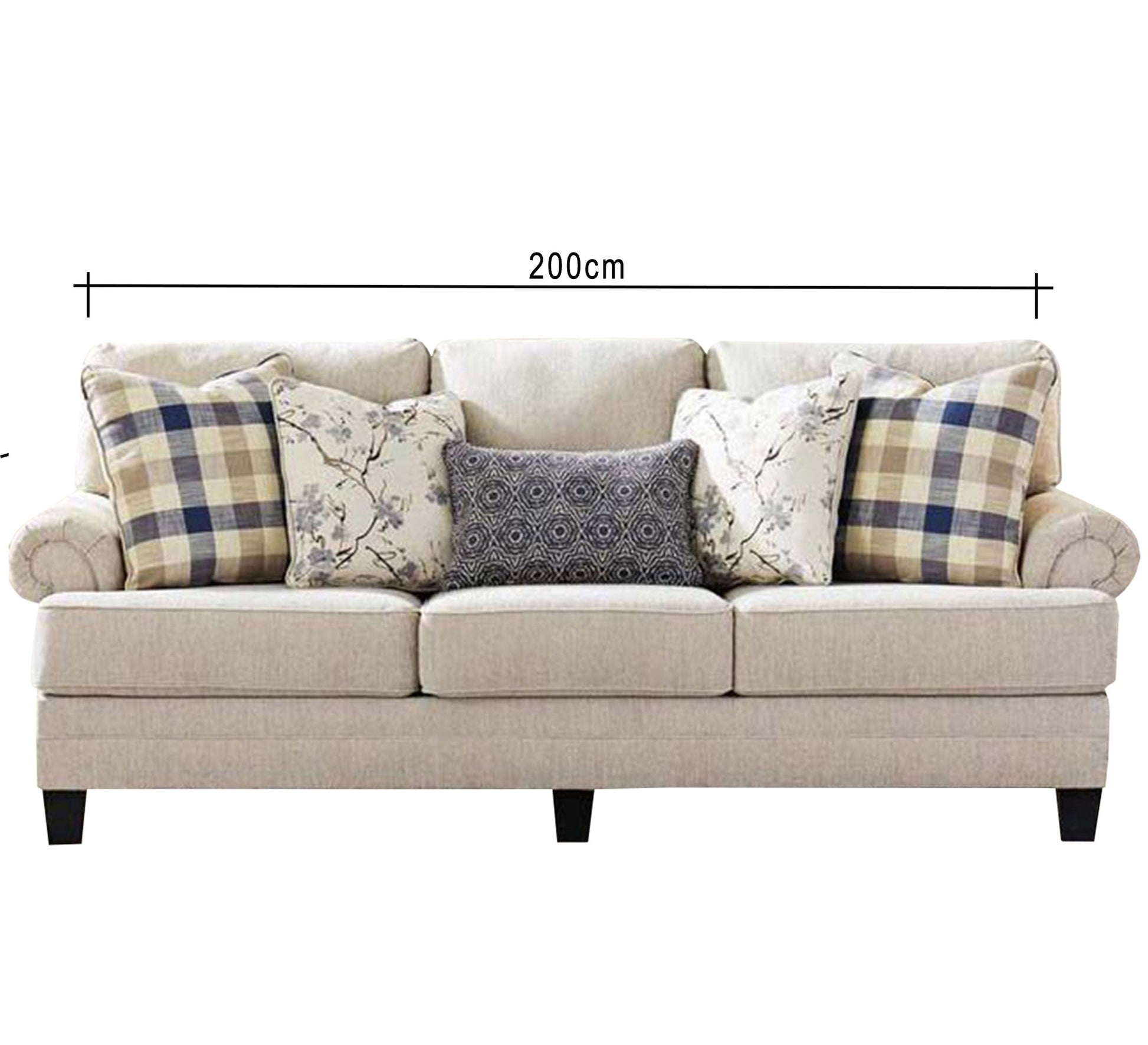 Triple sofa off white - Vitrine Furniture - Furniture