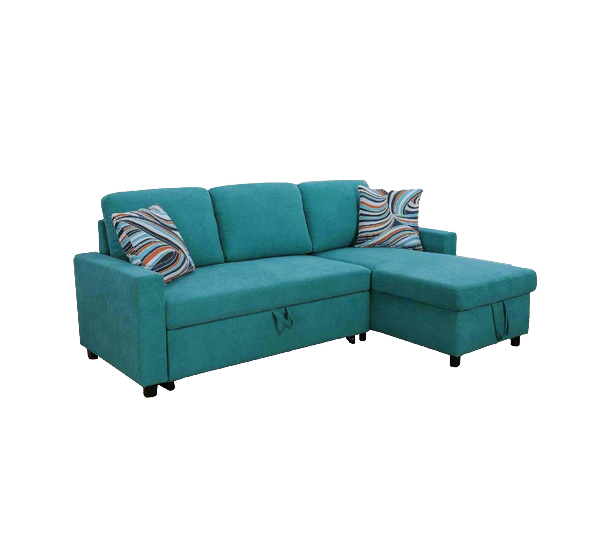 Turquoise blue bed corner - Vitrine Furniture - Furniture