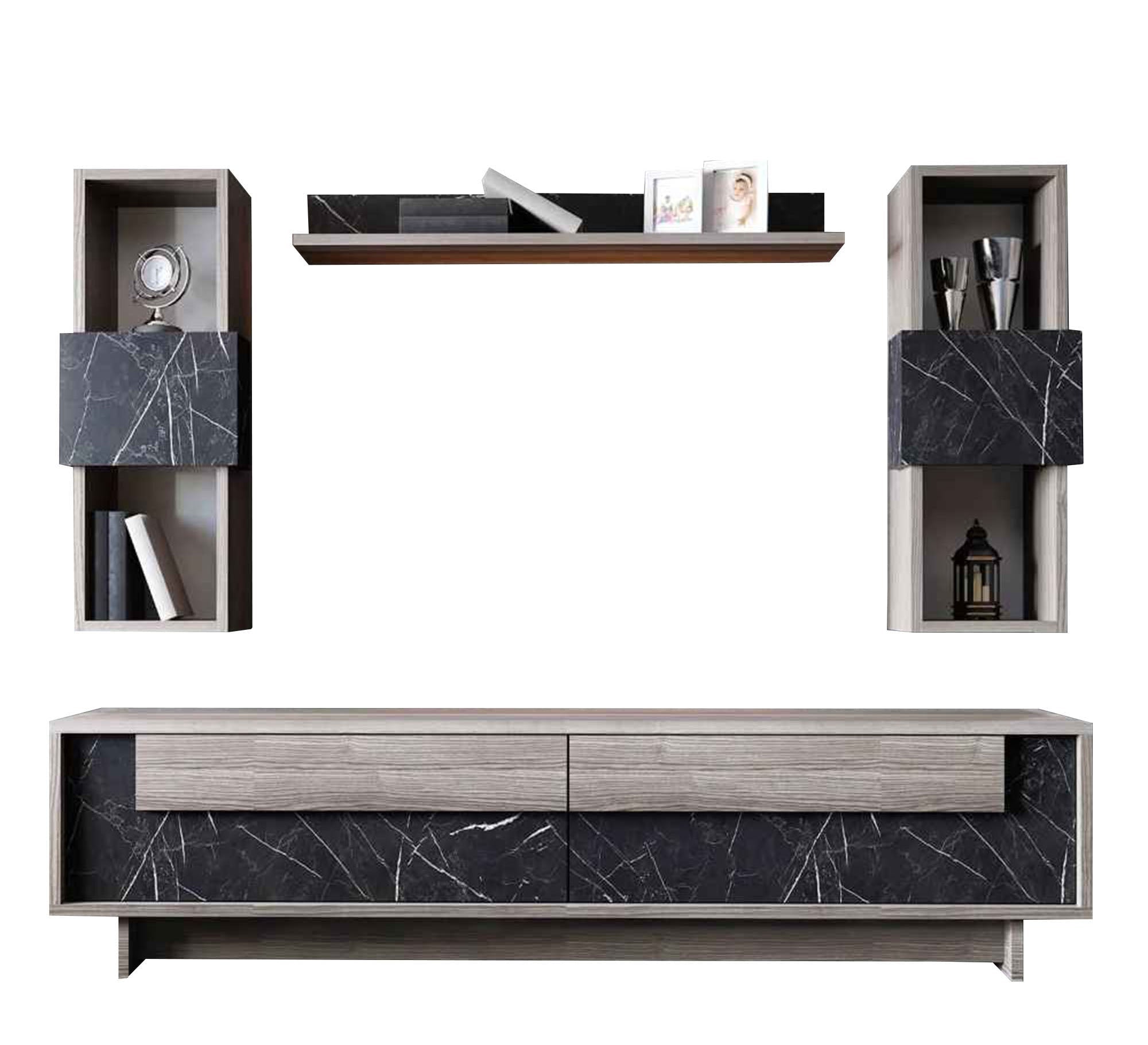 TV Cabinet: Sleek, Durable, Four - Unit Design - Vitrine Furniture - Furniture