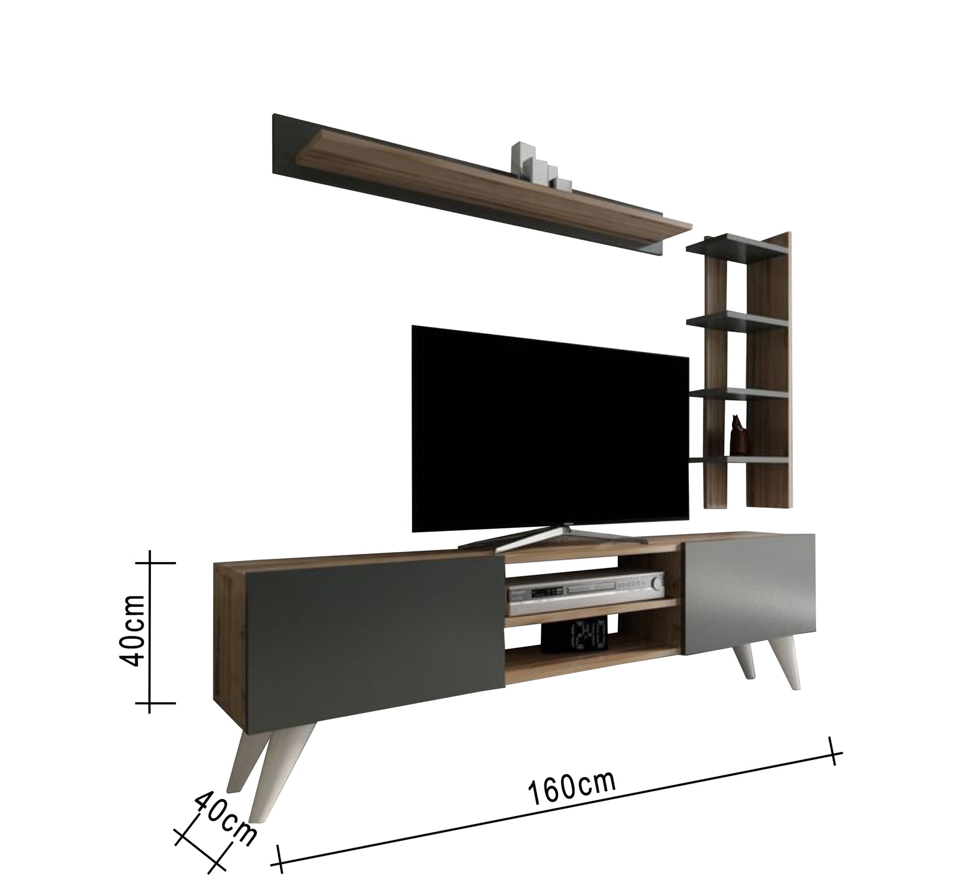 TV cabinet with three units - Vitrine Furniture - Furniture