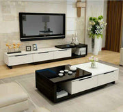 TV desk and table in neutral colors - Vitrine Furniture - Furniture