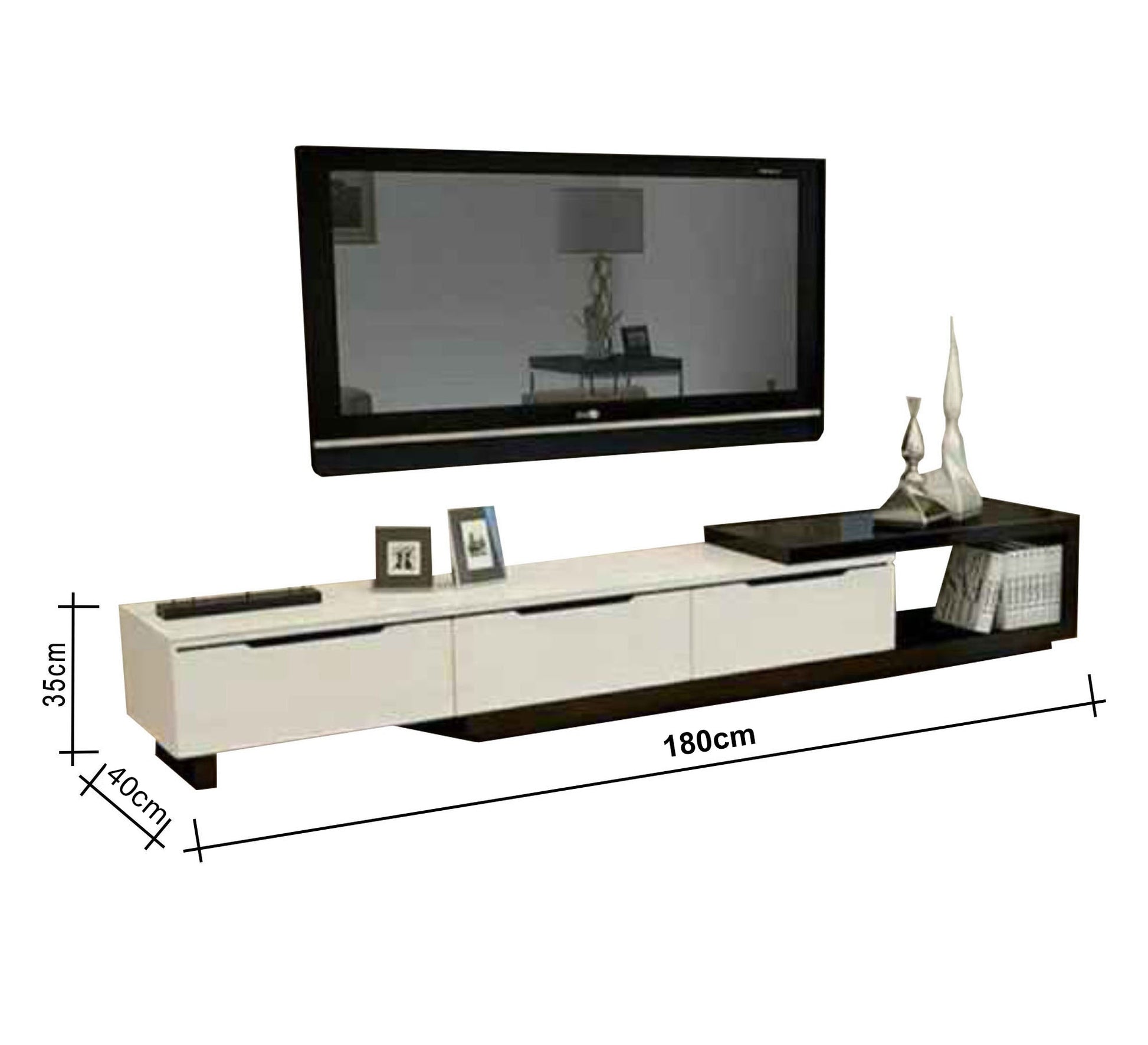 TV desk and table in neutral colors - Vitrine Furniture - Furniture