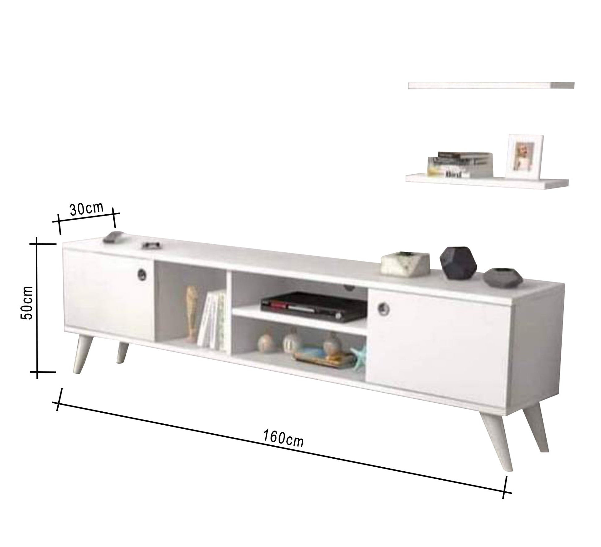 TV library with coffee table - Vitrine Furniture - Furniture