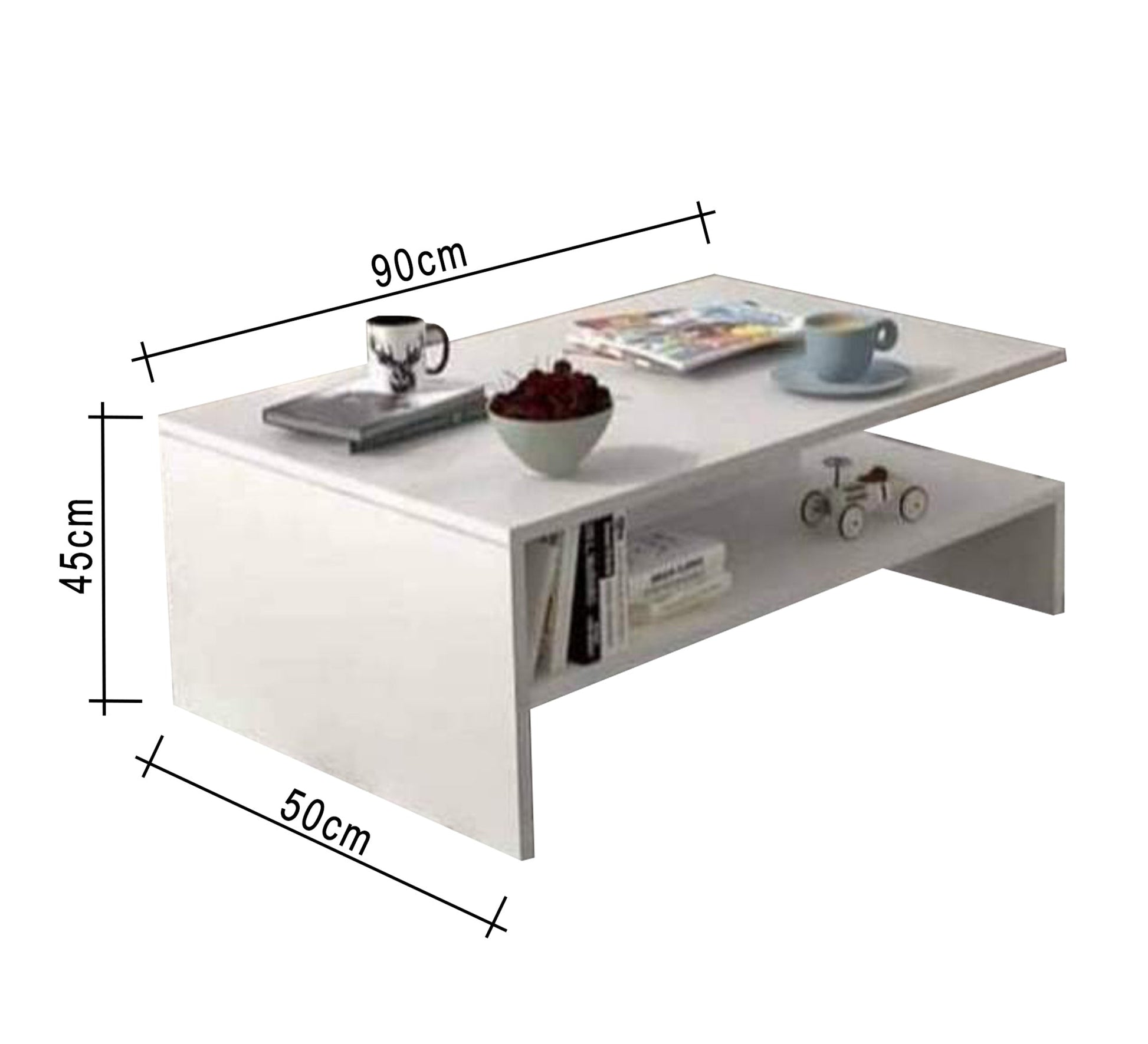 TV library with coffee table - Vitrine Furniture - Furniture