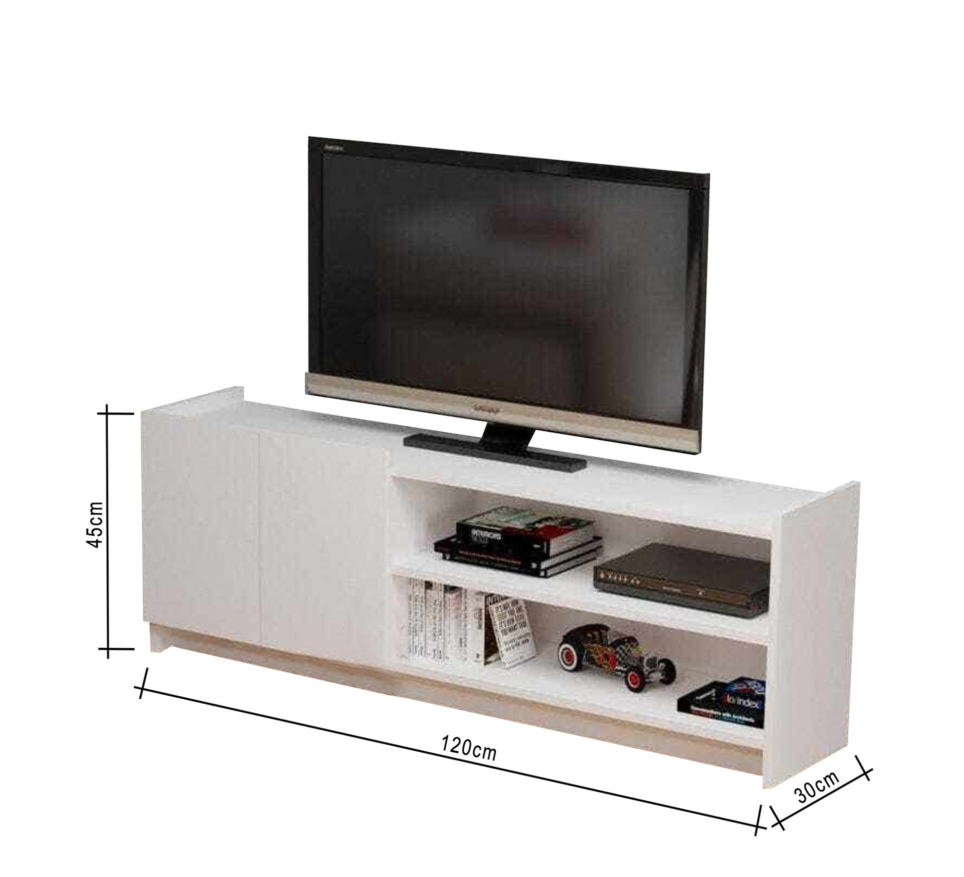 TV library with table - Vitrine Furniture - Furniture