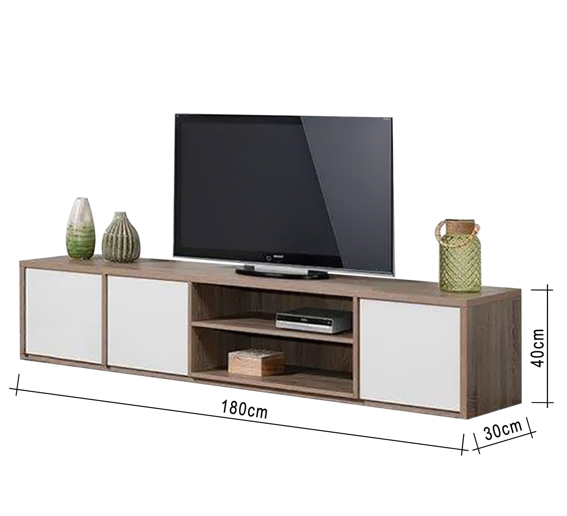 TV Table: Sleek Design with Ample Storage - Vitrine Furniture - Furniture