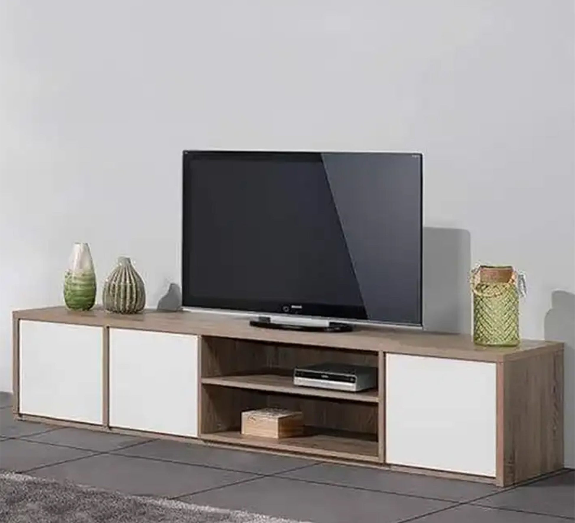 TV Table: Sleek Design with Ample Storage - Vitrine Furniture - Furniture