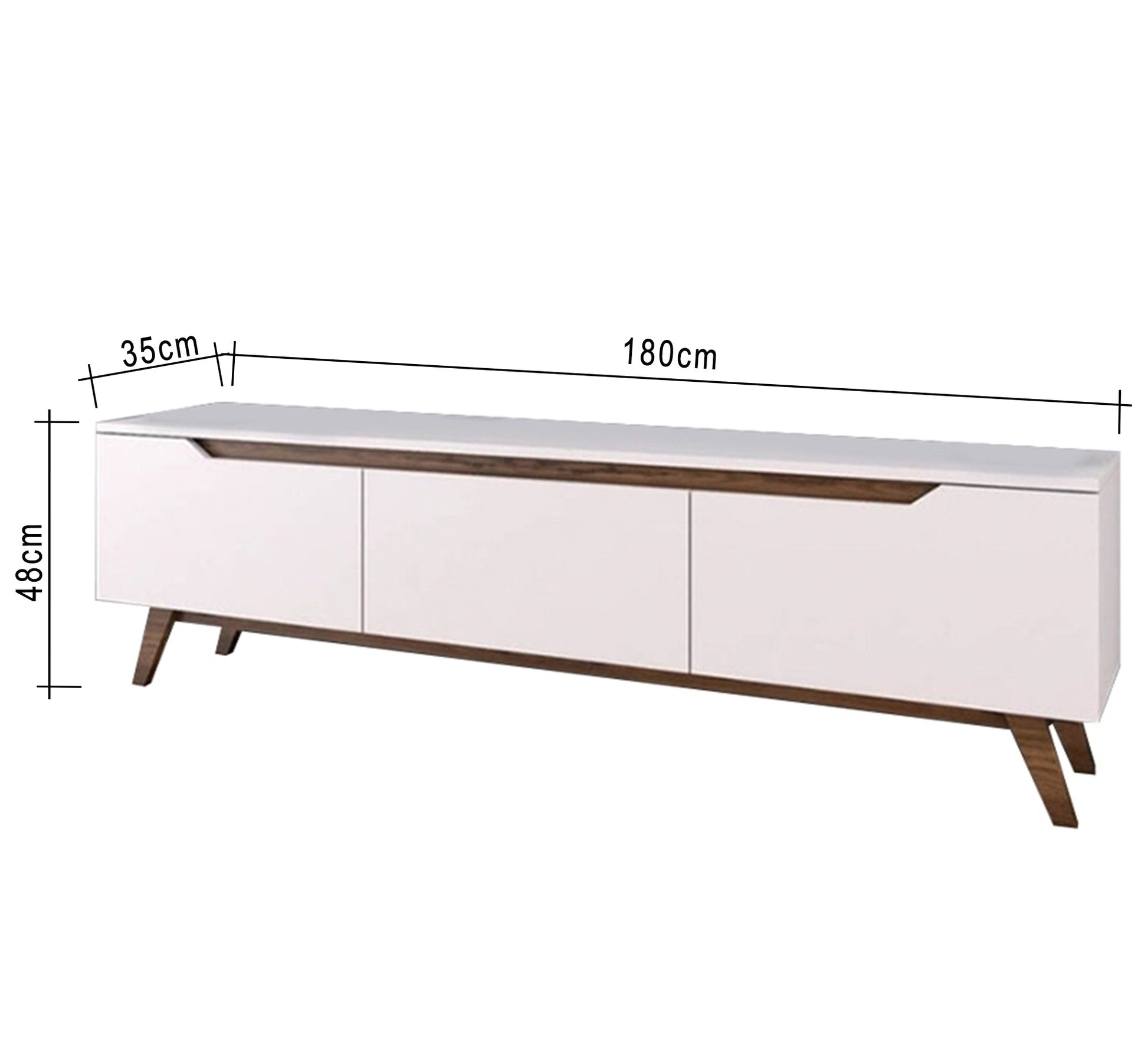 TV table with brown part - Vitrine Furniture - Furniture