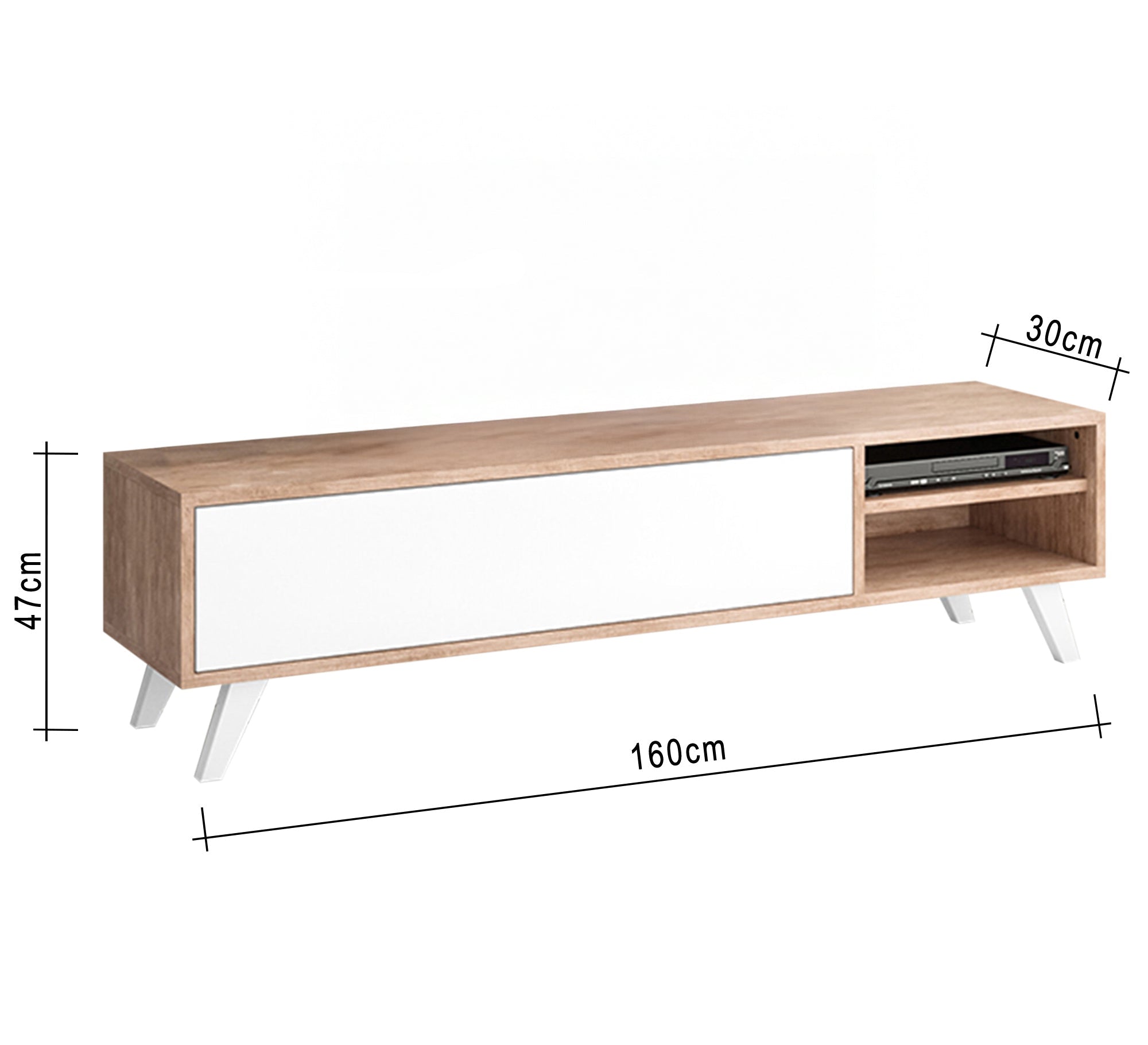 TV table with high legs - Vitrine Furniture - Furniture