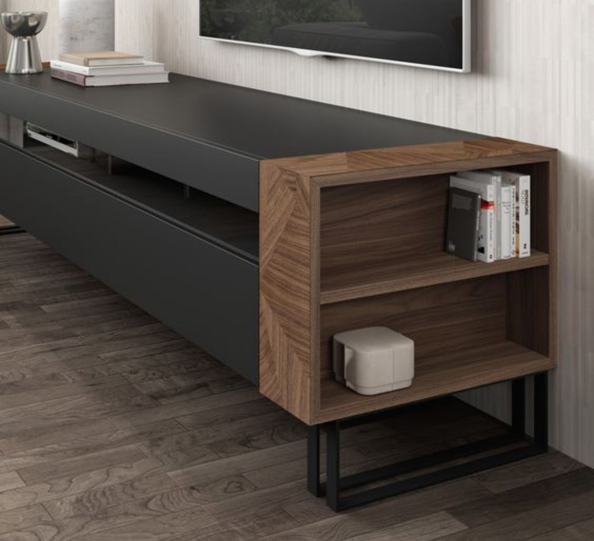 TV table with metal legs - Vitrine Furniture - Furniture