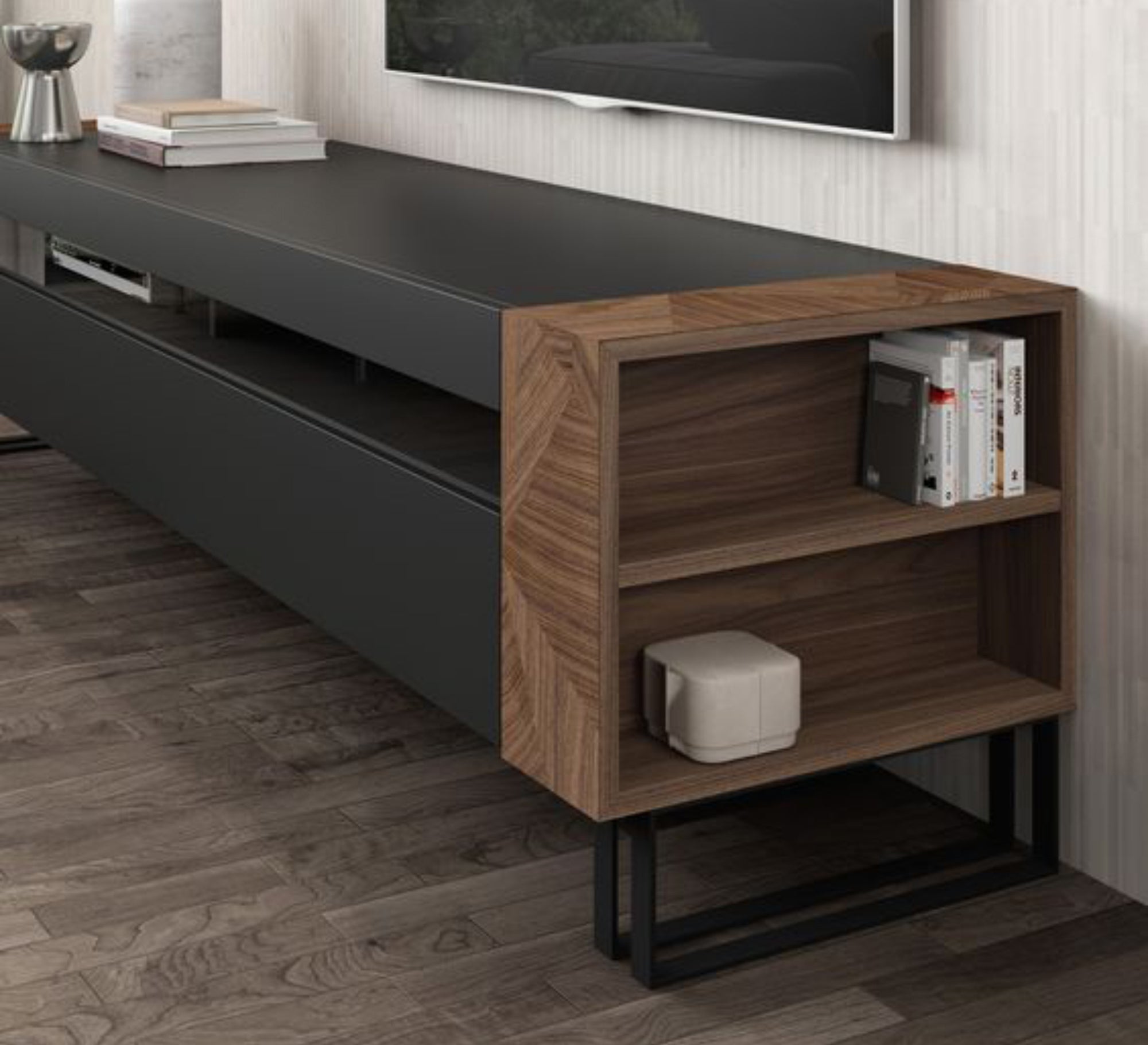 TV table with metal legs - Vitrine Furniture - Furniture