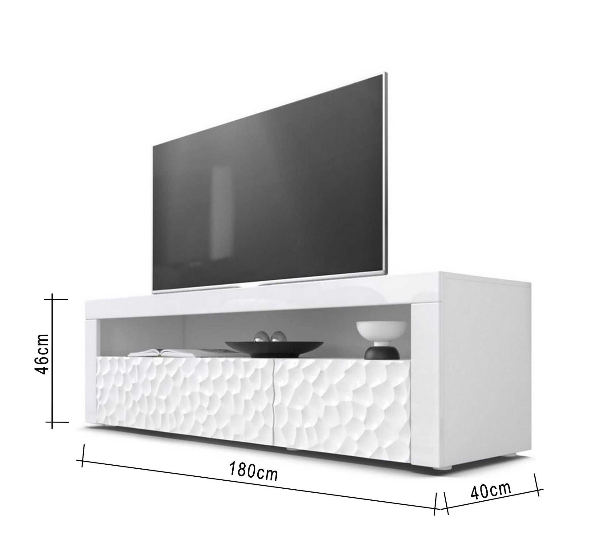 TV table with router drawer - Vitrine Furniture - Furniture
