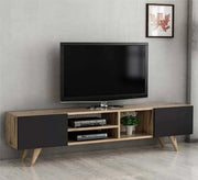 TV table with side doors and middle shelves - Vitrine Furniture - Furniture