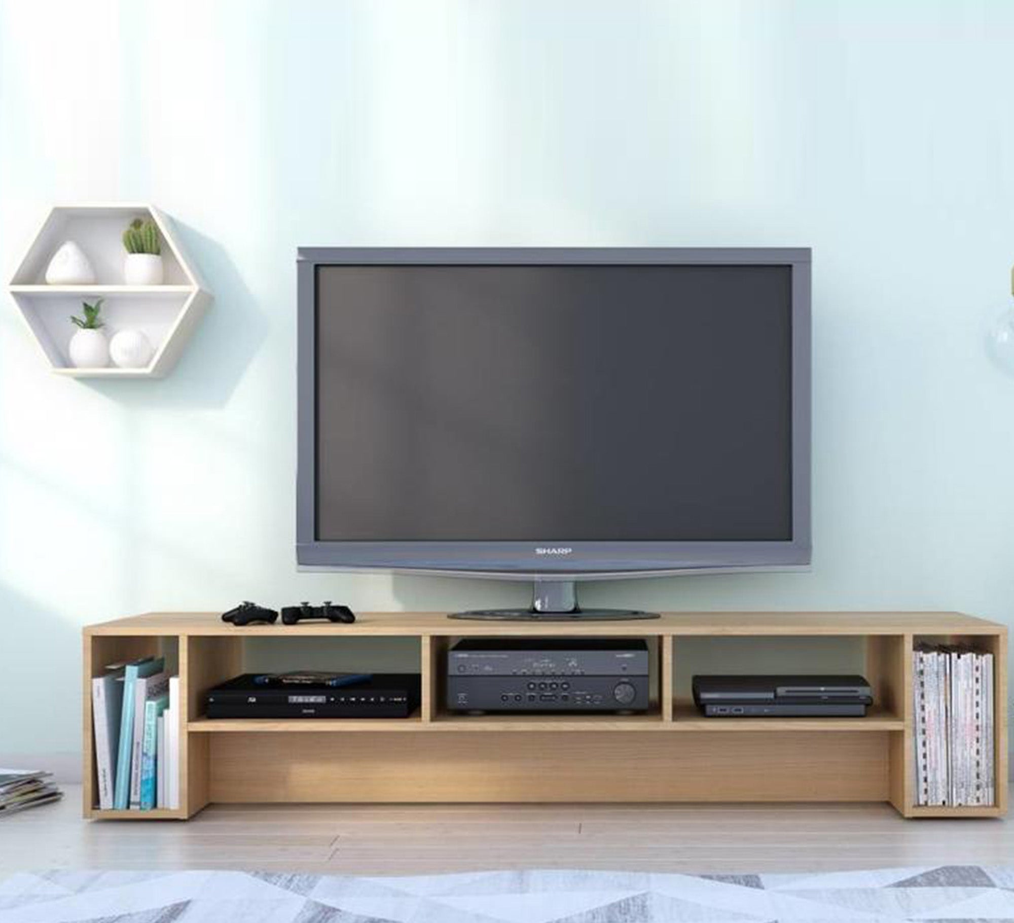 TV table with sideboards - Vitrine Furniture - TV Table & Cabinet