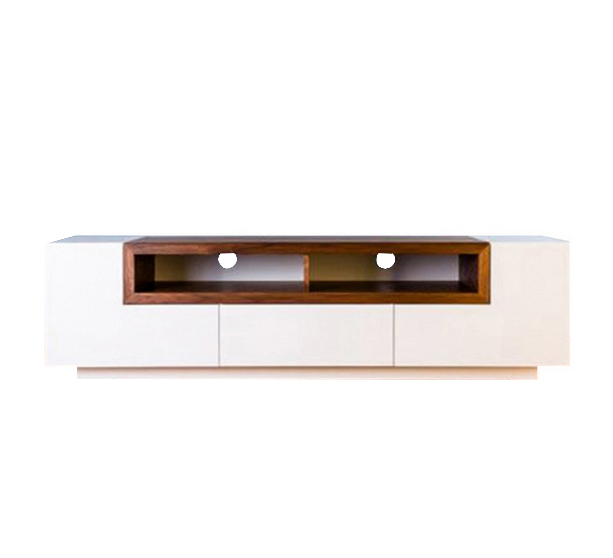 TV table with Turkish walnut disc - Vitrine Furniture - Furniture