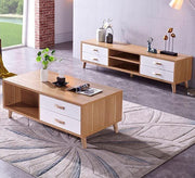 TV unit and table with a simple design - Vitrine Furniture - Furniture