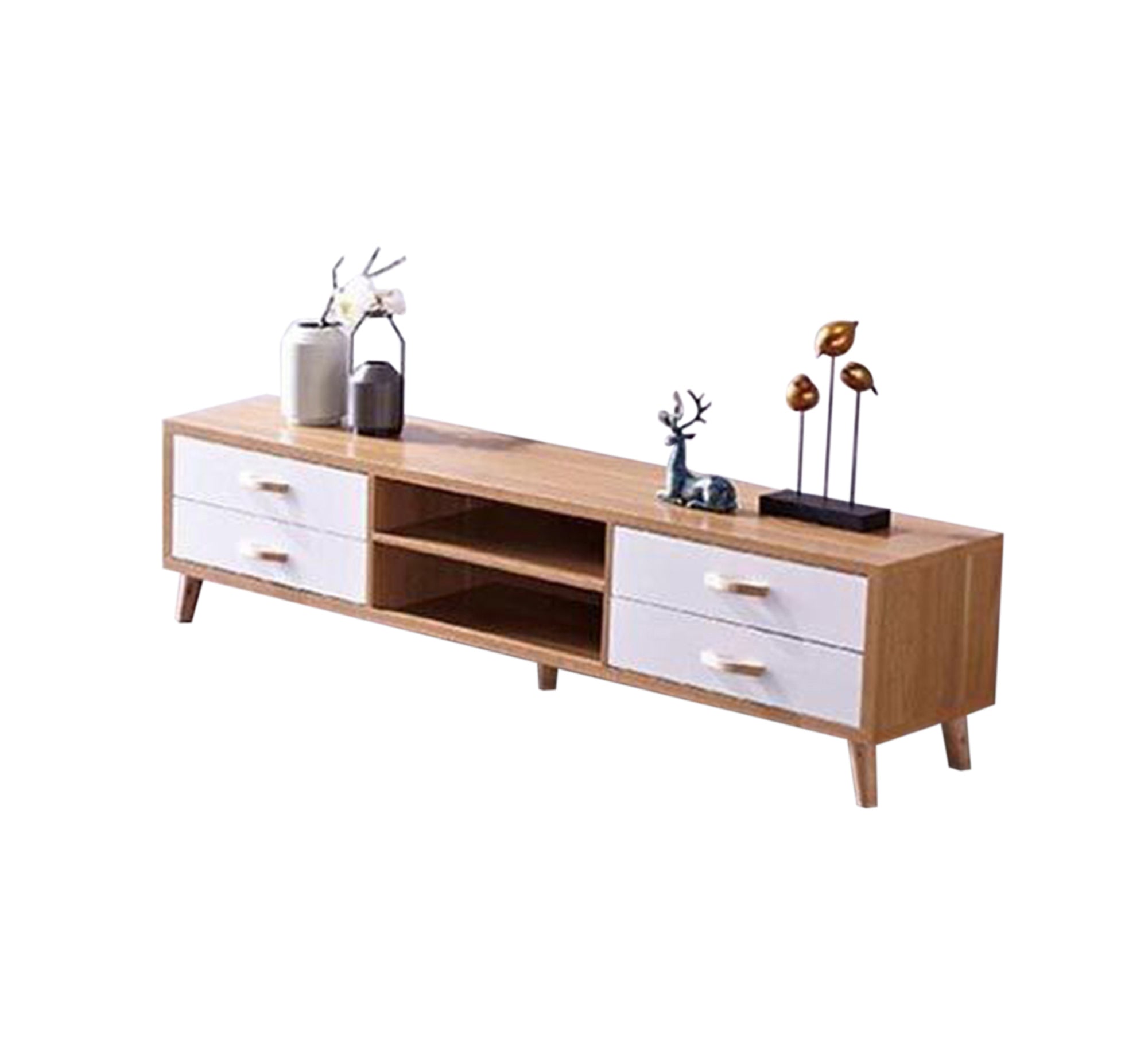 TV unit and table with a simple design - Vitrine Furniture - Furniture