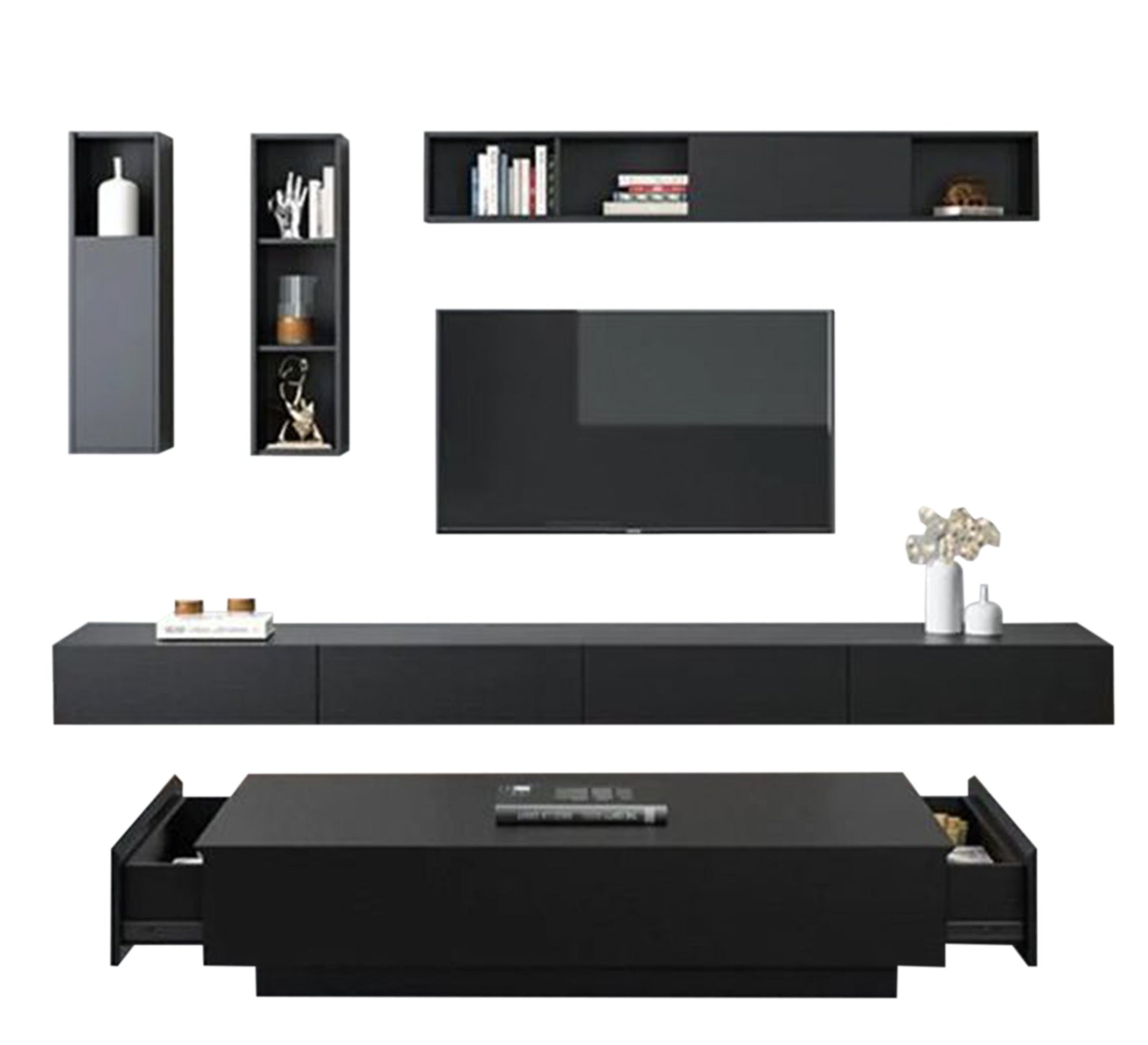 TV Unit: Sleek Design with Ample Storage - Vitrine Furniture - Furniture