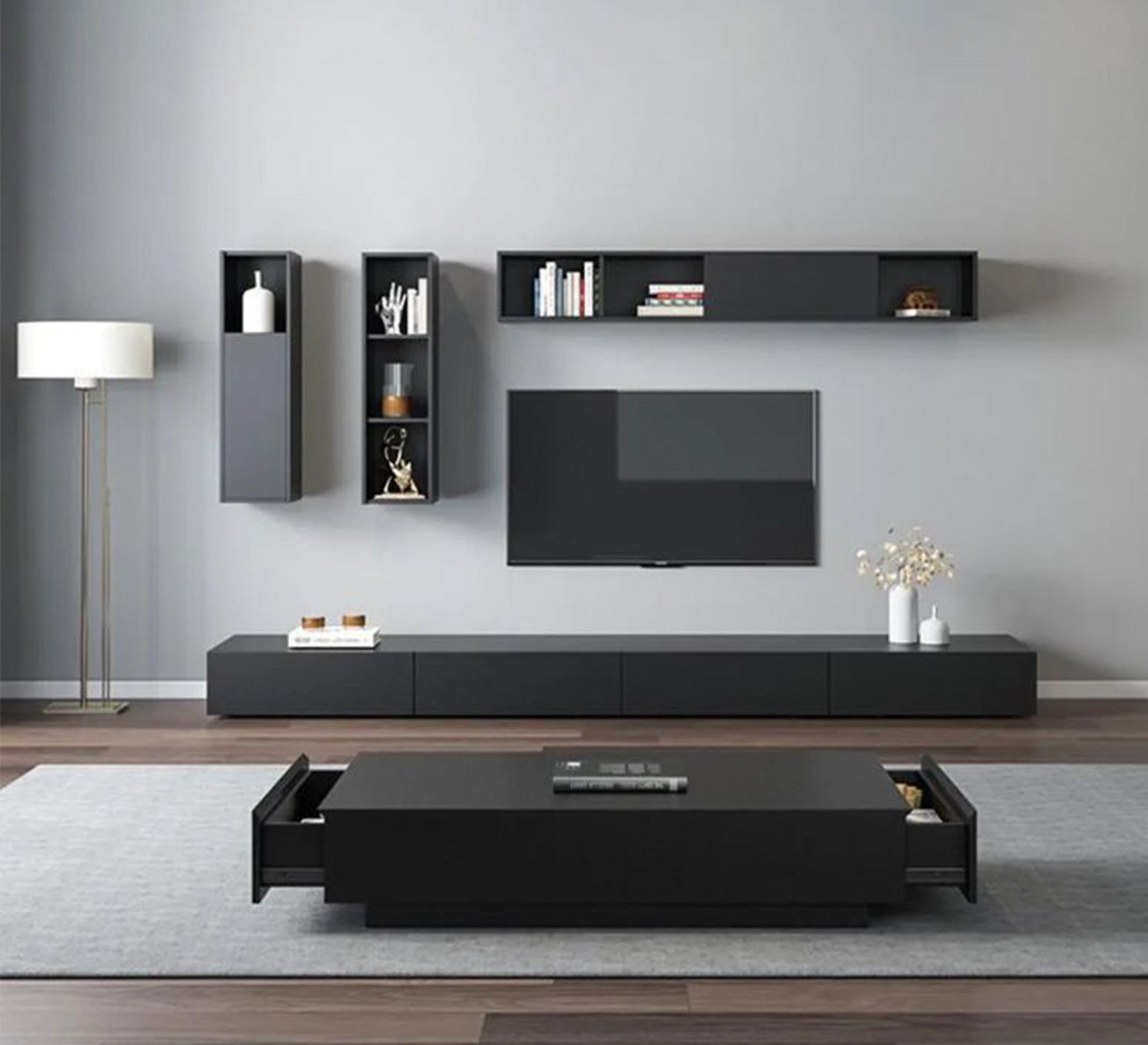 TV Unit: Sleek Design with Ample Storage - Vitrine Furniture - Furniture
