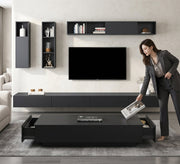 TV Unit: Sleek Design with Ample Storage - Vitrine Furniture - TV Table & Cabinet