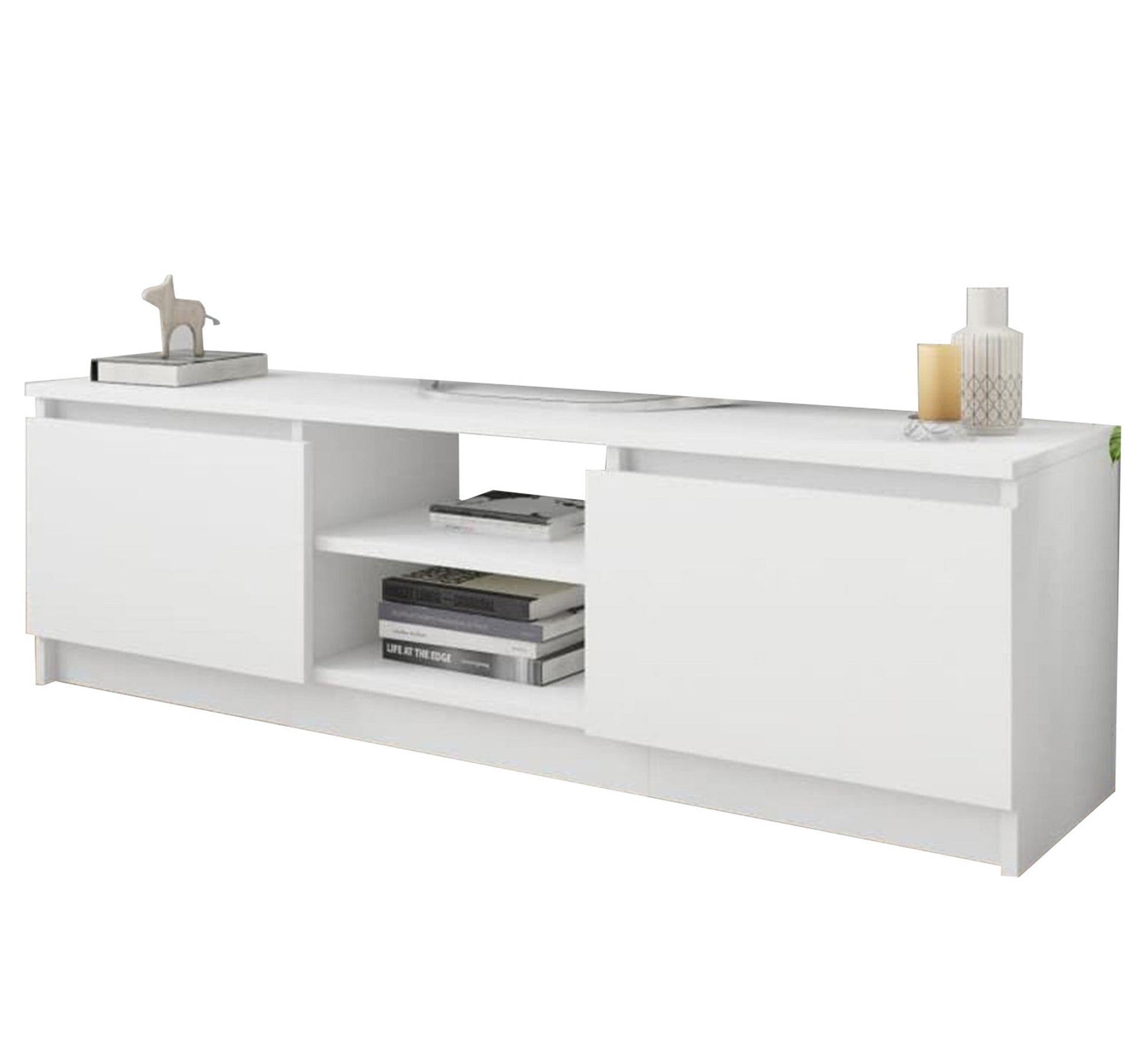 TV unit with middle shelf - Vitrine Furniture - TV Table & Cabinet