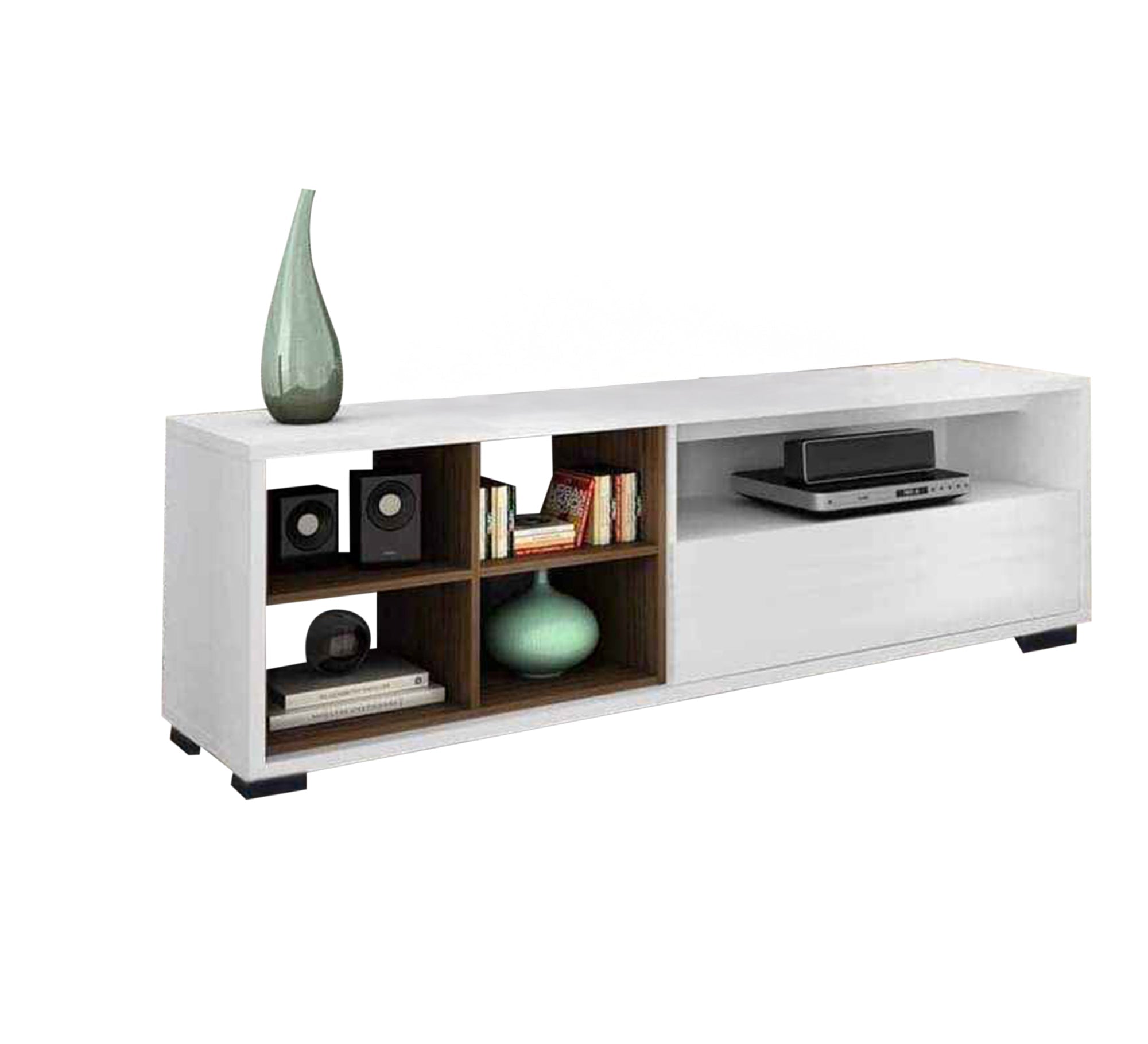 TV unit with multiple open spaces - Vitrine Furniture - Furniture