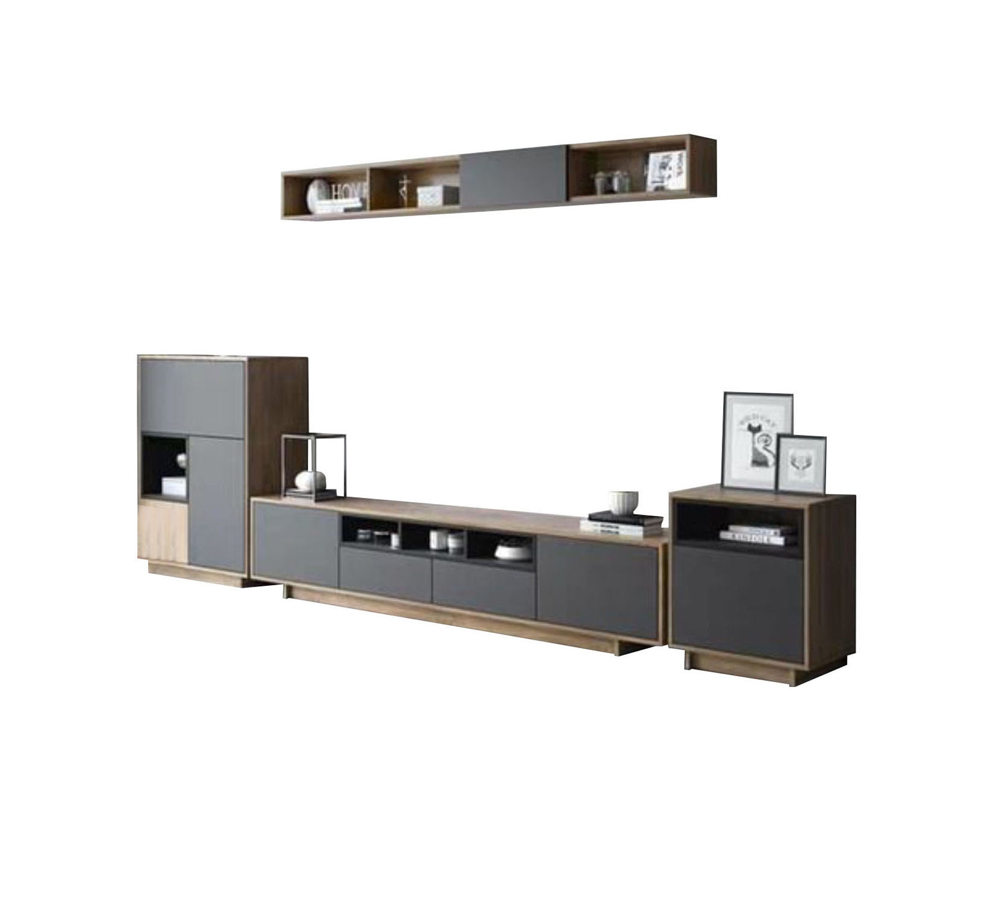TV unit with multiple piece - Vitrine Furniture - Furniture